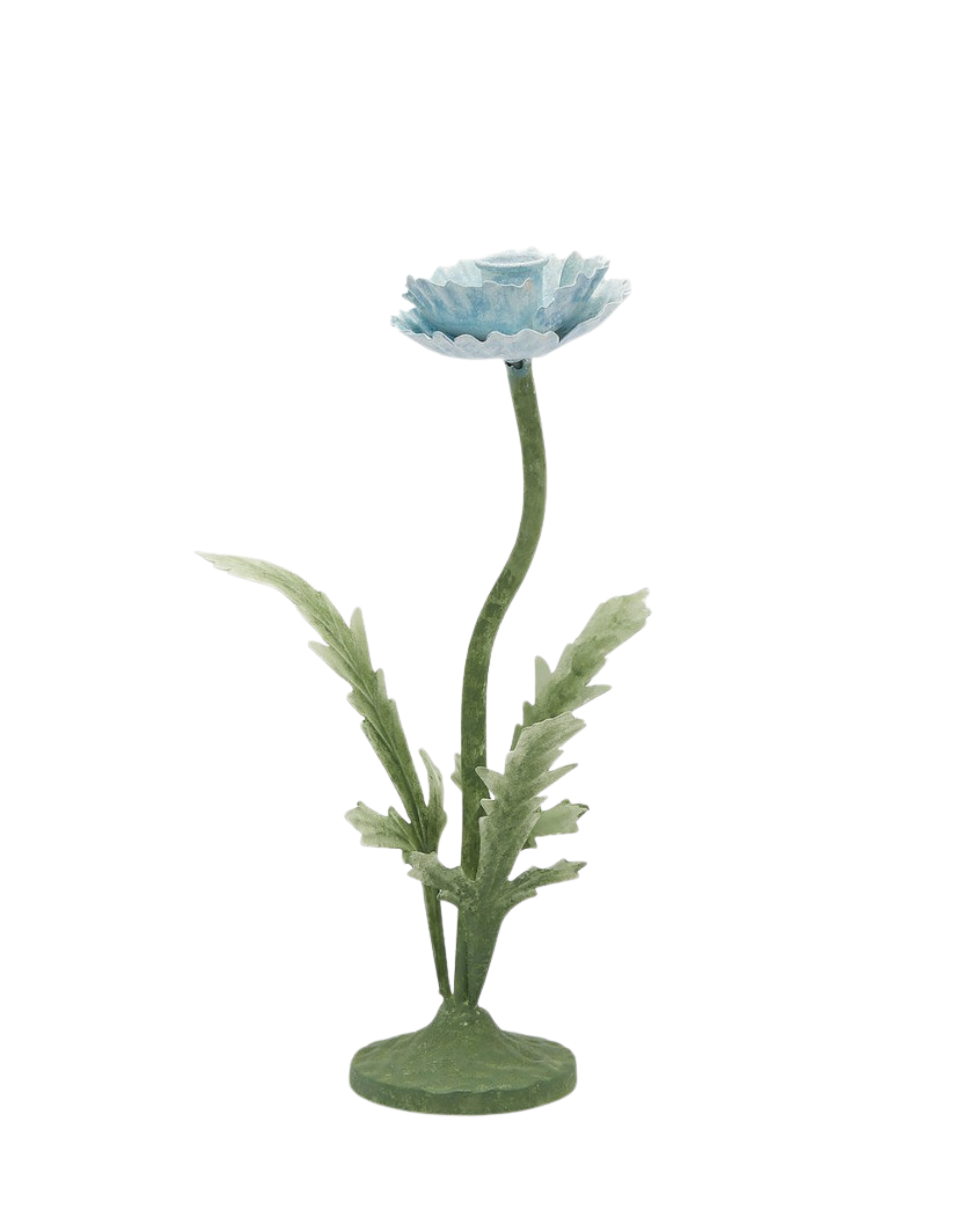 Candleholder Anemone Blue
