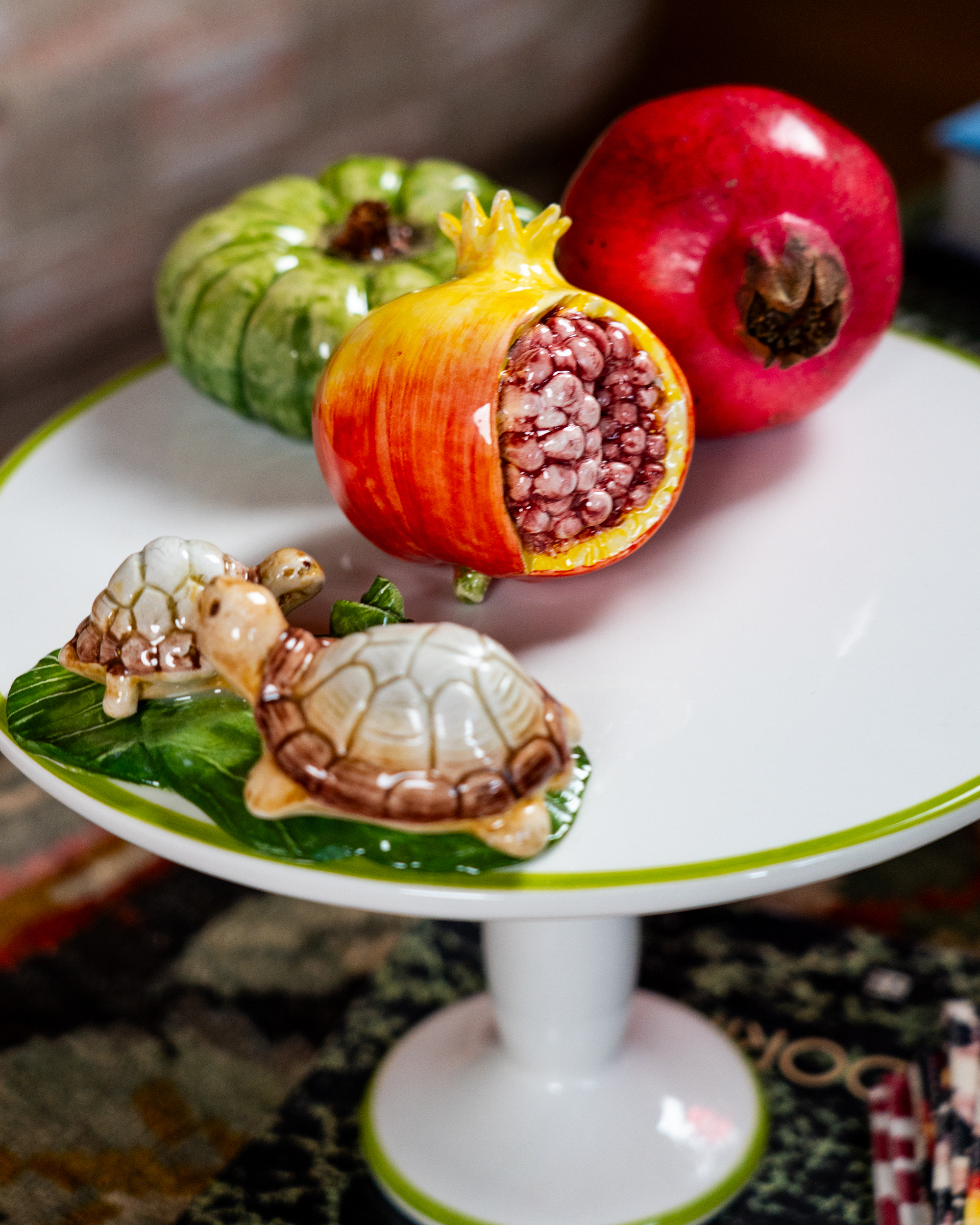 Turtle Ceramic Cakestand