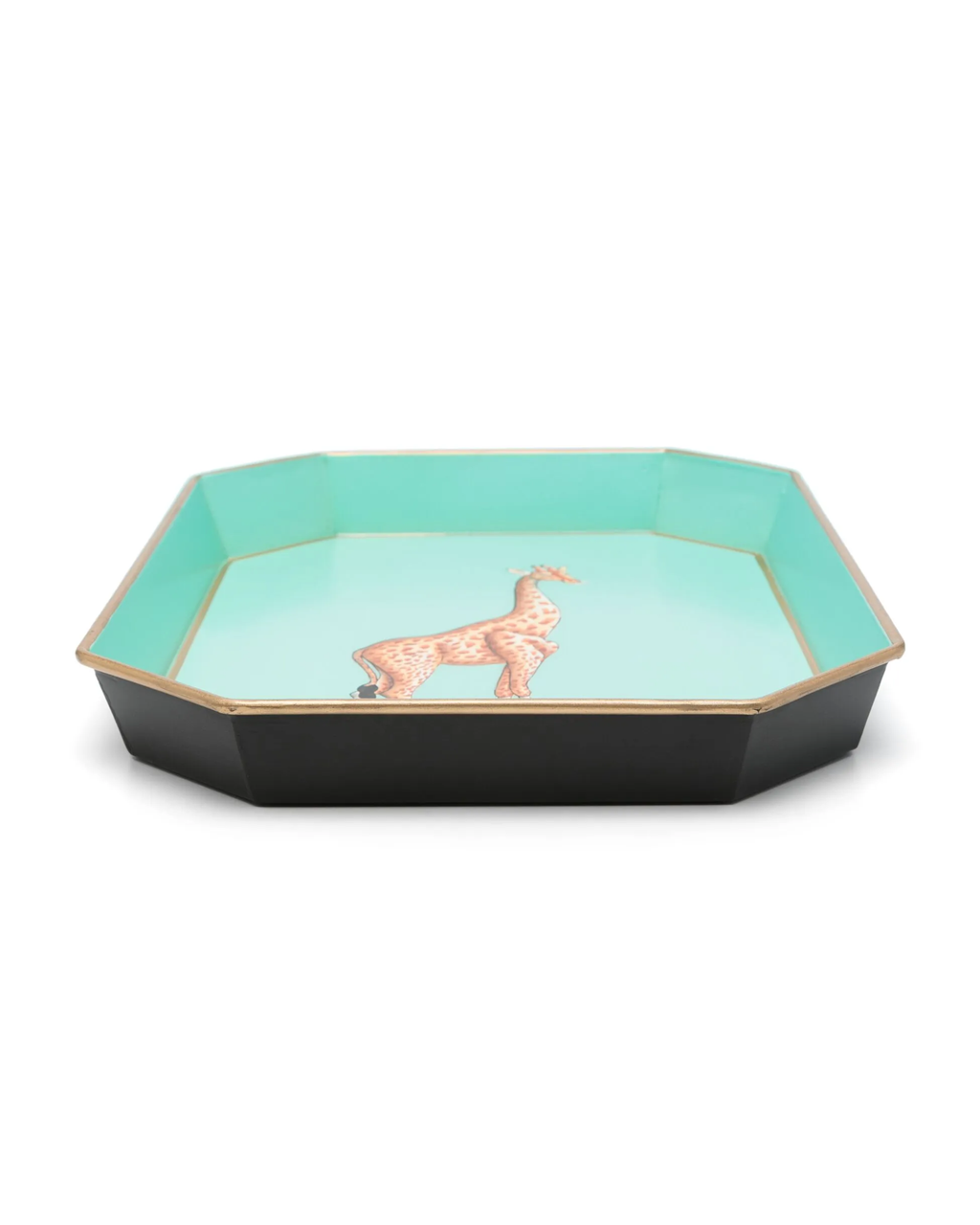 Handbemaltes Eisentablett Giraffe