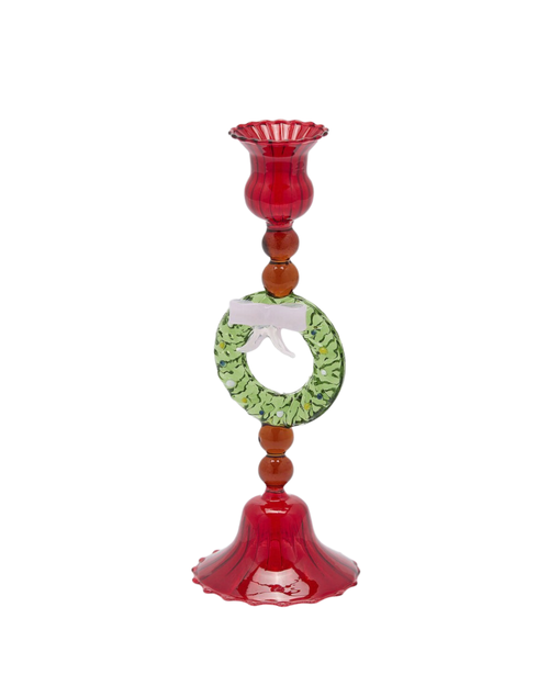 Wreath Glas Candleholder