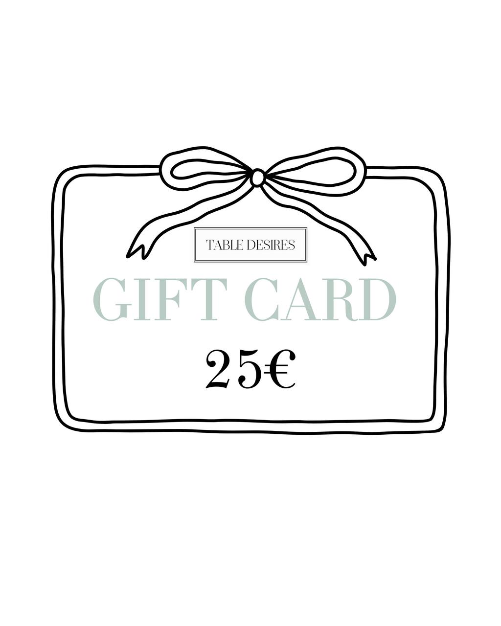 Table Desires Gift Card