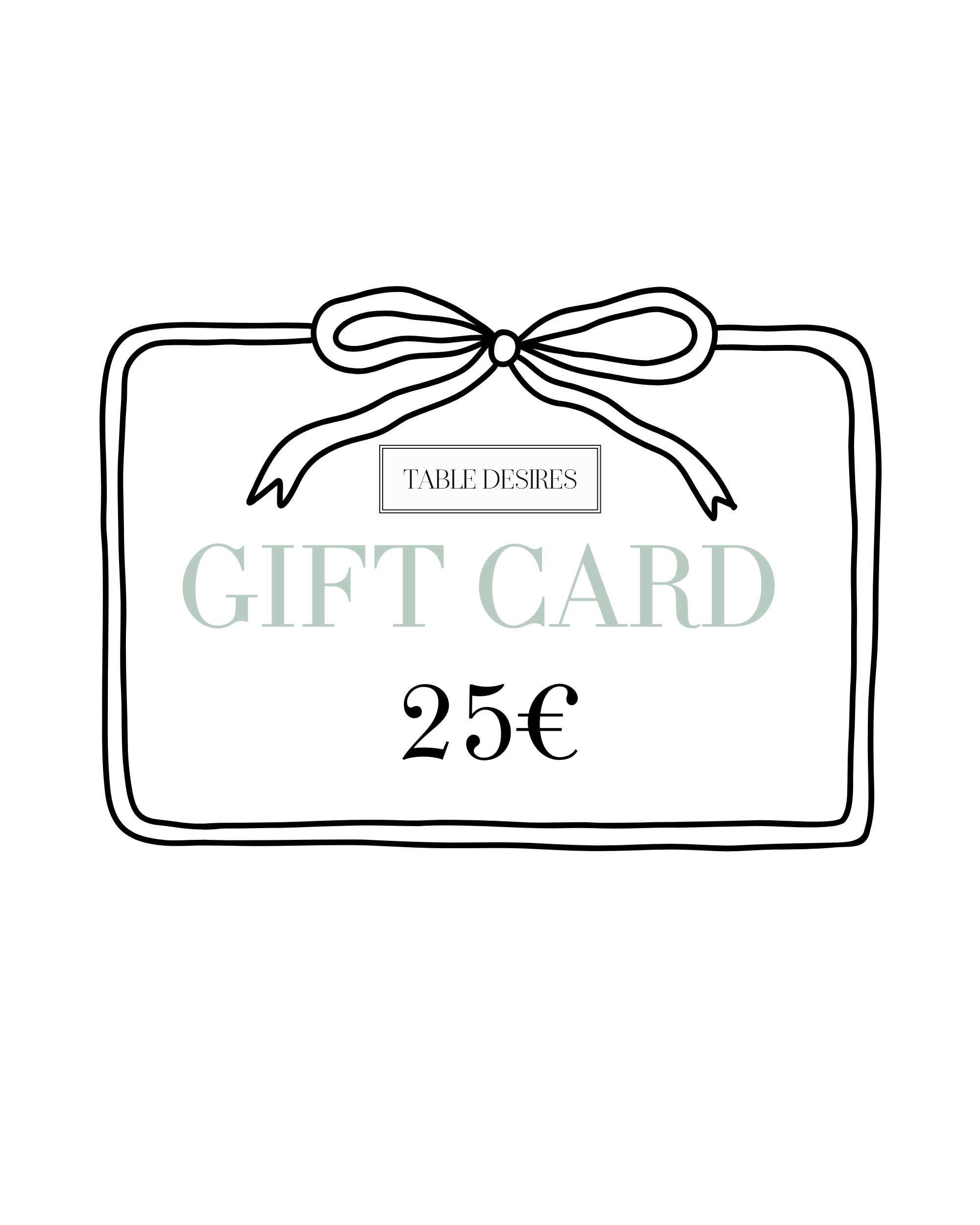 Table Desires Gift Card