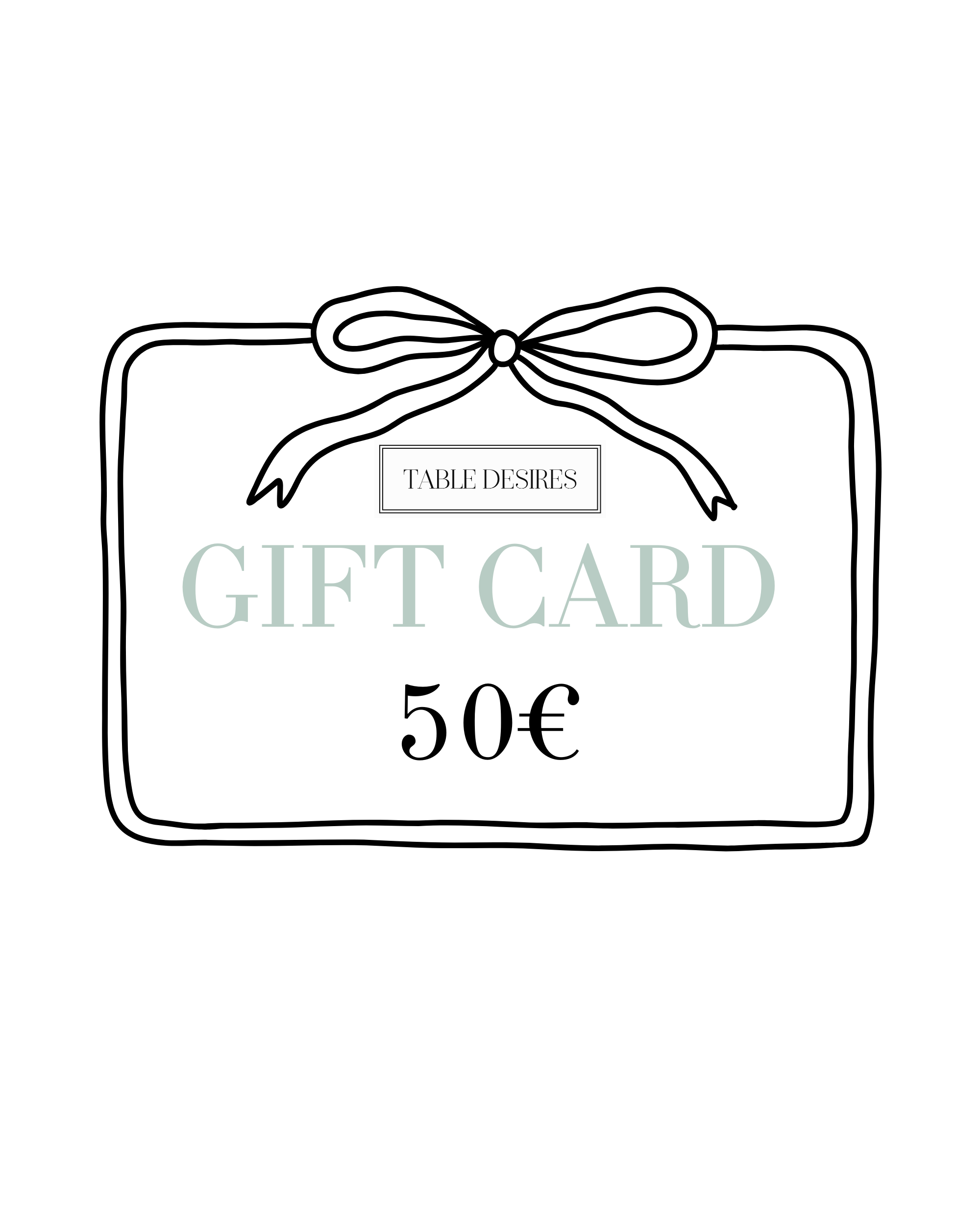 Table Desires Gift Card