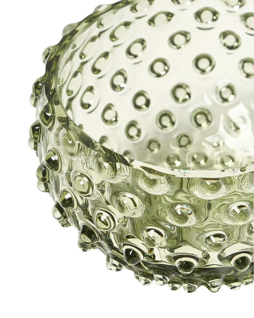 Anna von Lipa Hobnail Tapas Bowl Olive Green