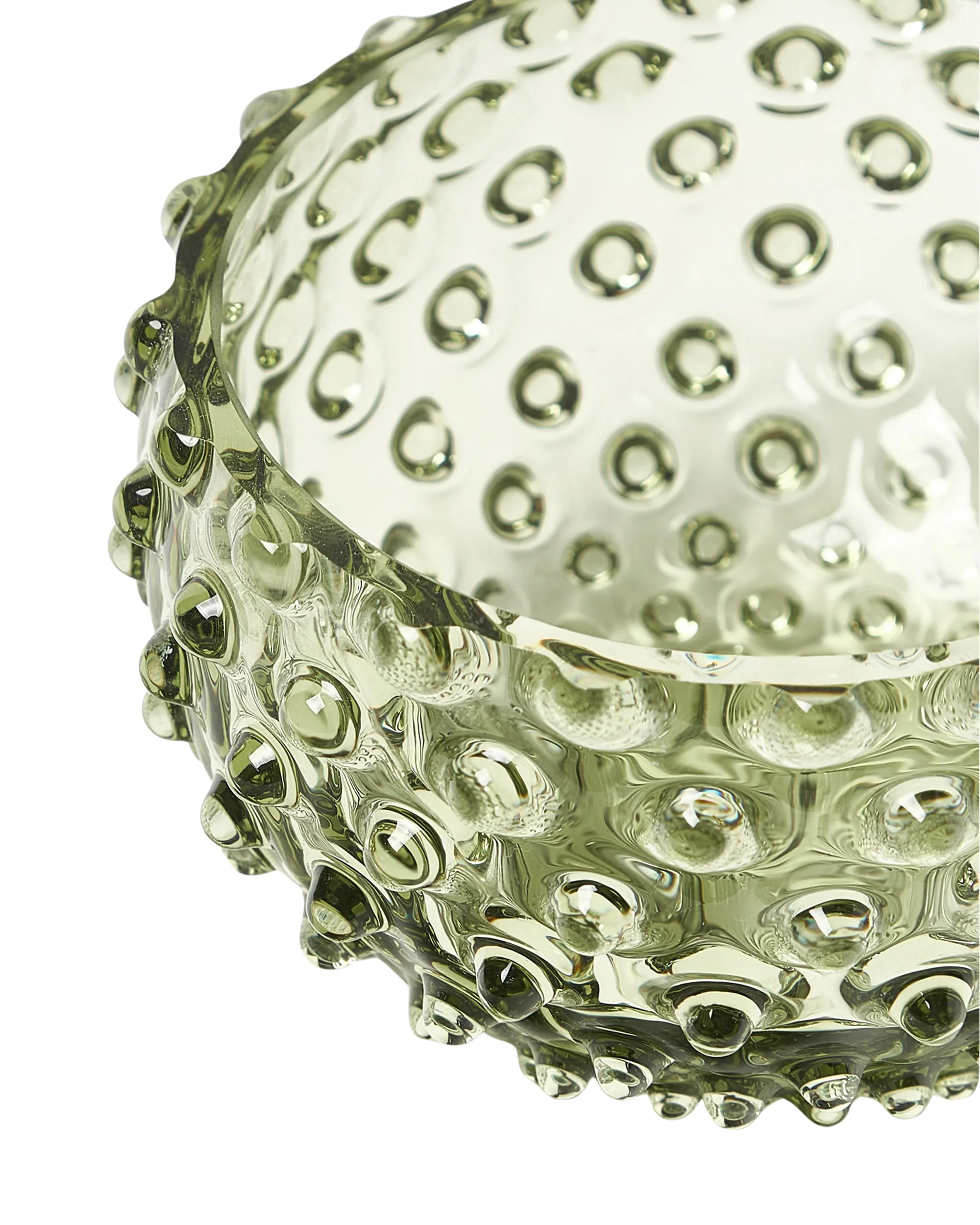 Anna von Lipa Hobnail Tapas Bowl Olive Green