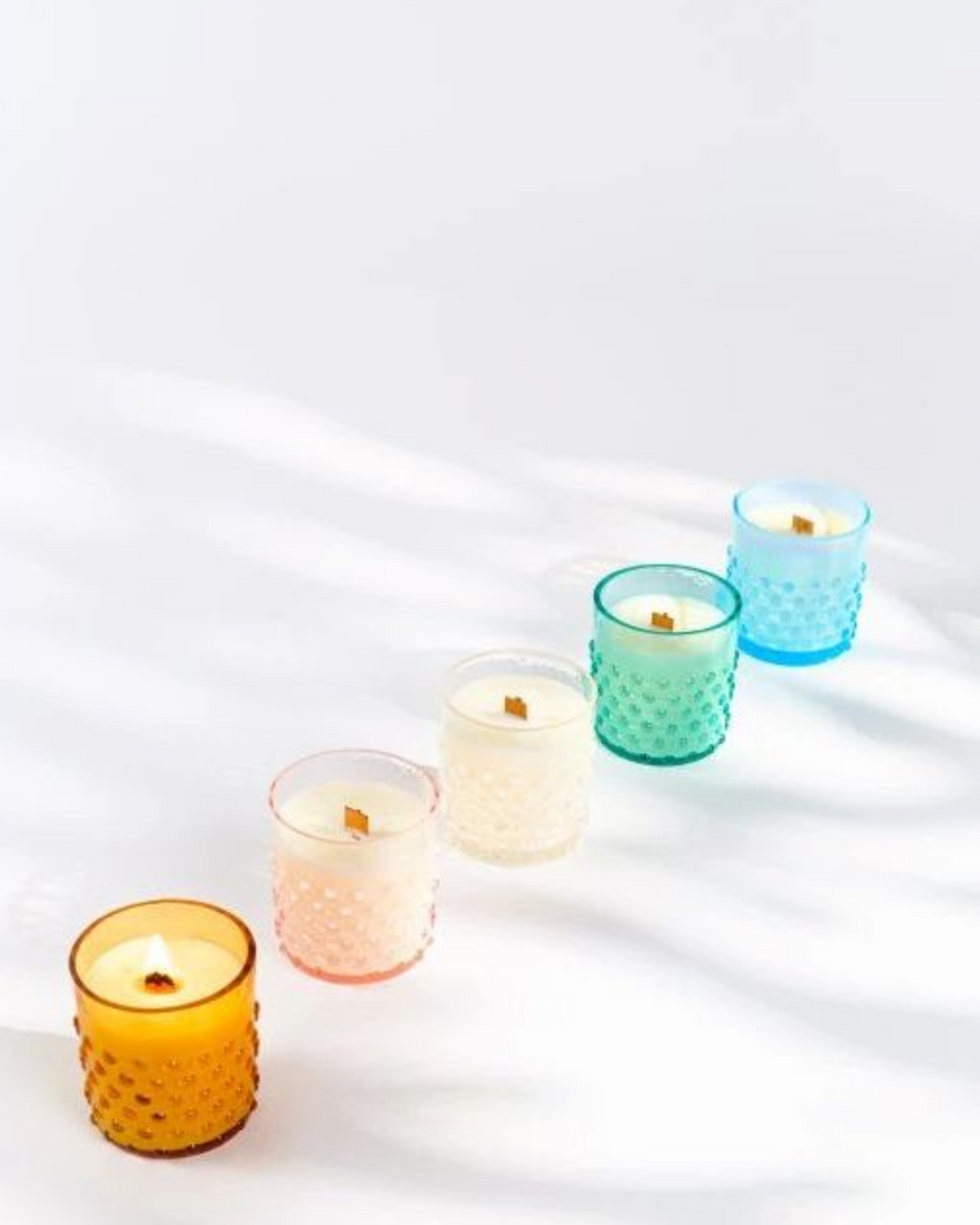 Anna von Lipa Hobnail Scented Candle Raspberry