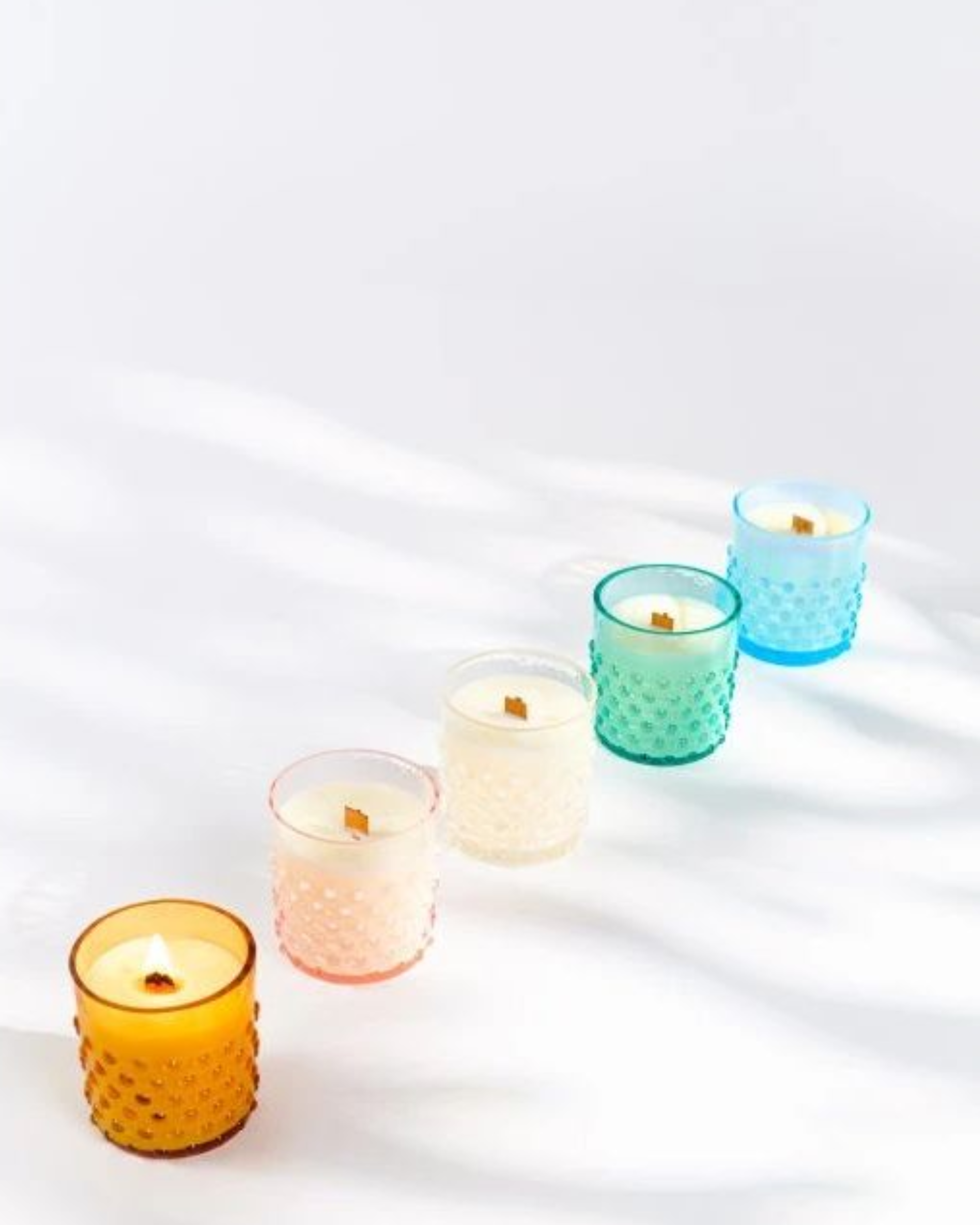 Anna von Lipa Hobnail Scented Candle Raspberry