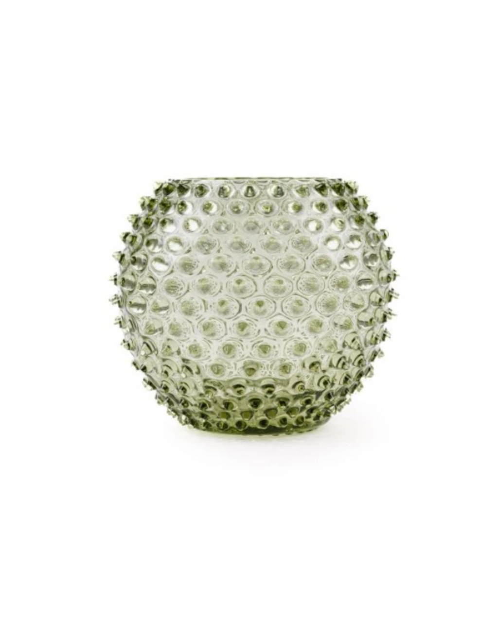 Anna von Lipa Hobail Globe Vase Olive Green 18 cm