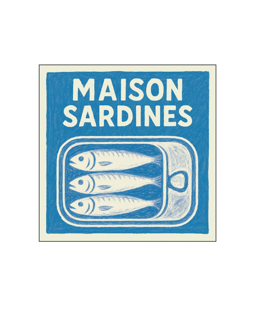 Paper napkins sardines