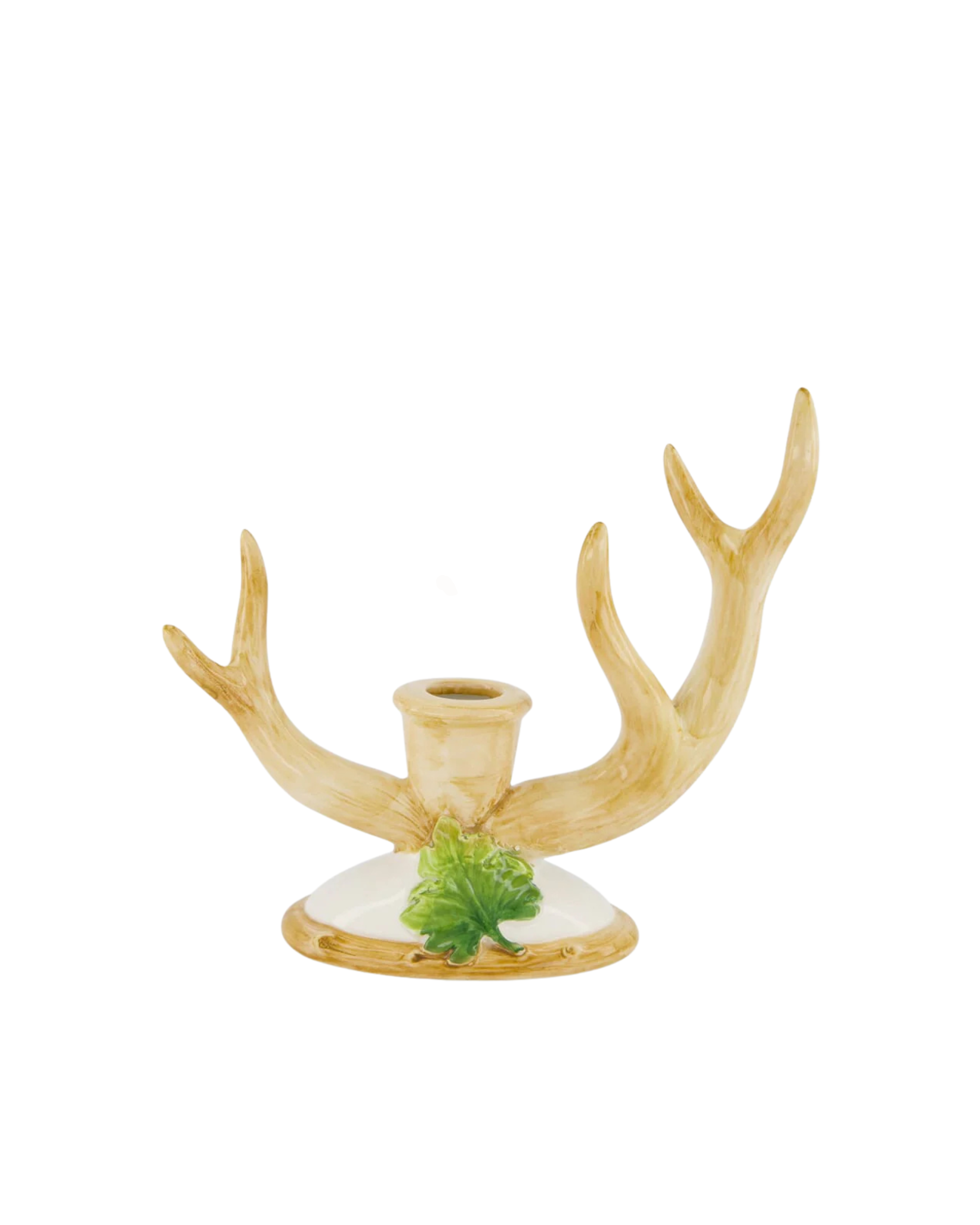 Keramik Kerzenständer Horn