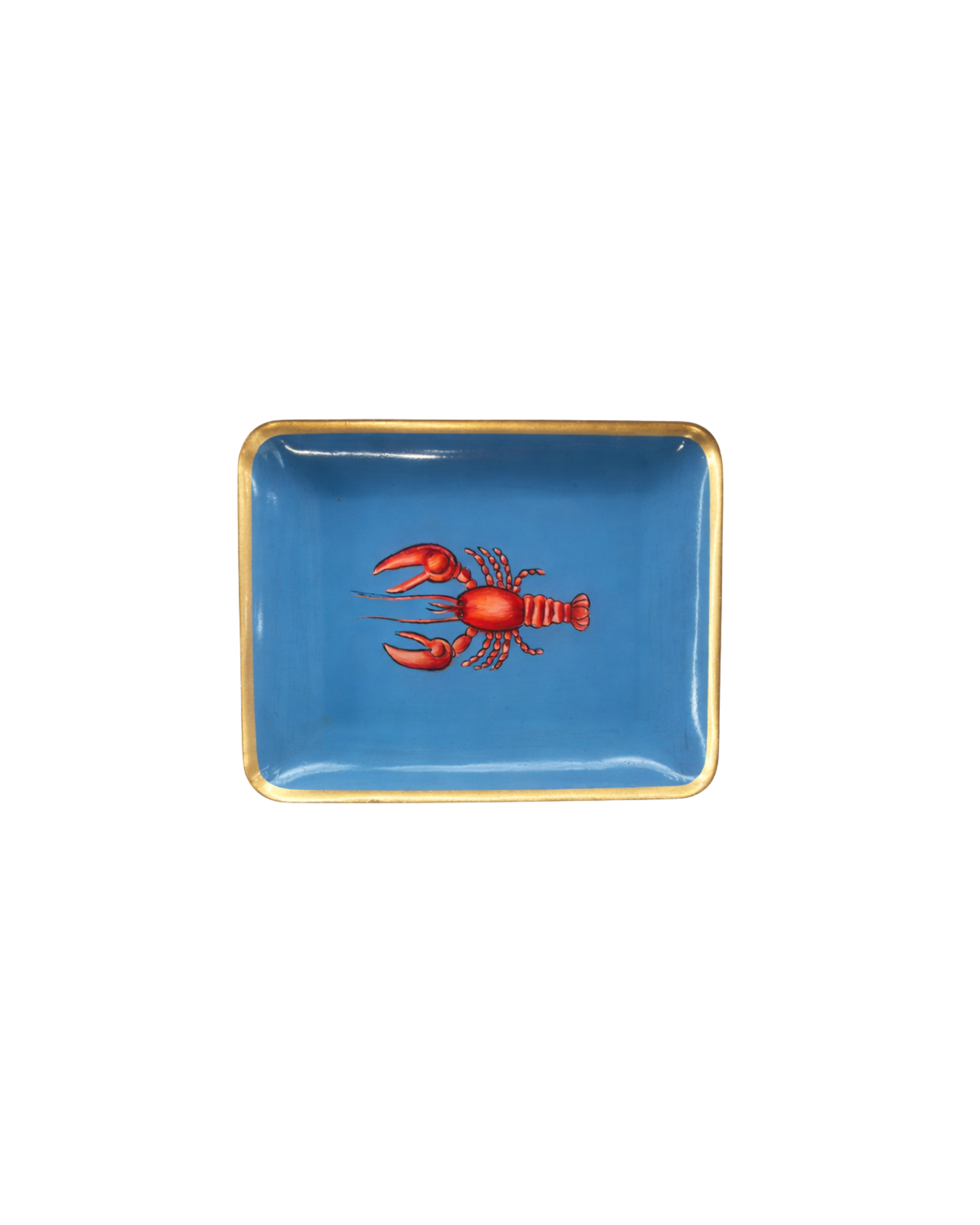 Handbemaltes Vide-poche Lobster