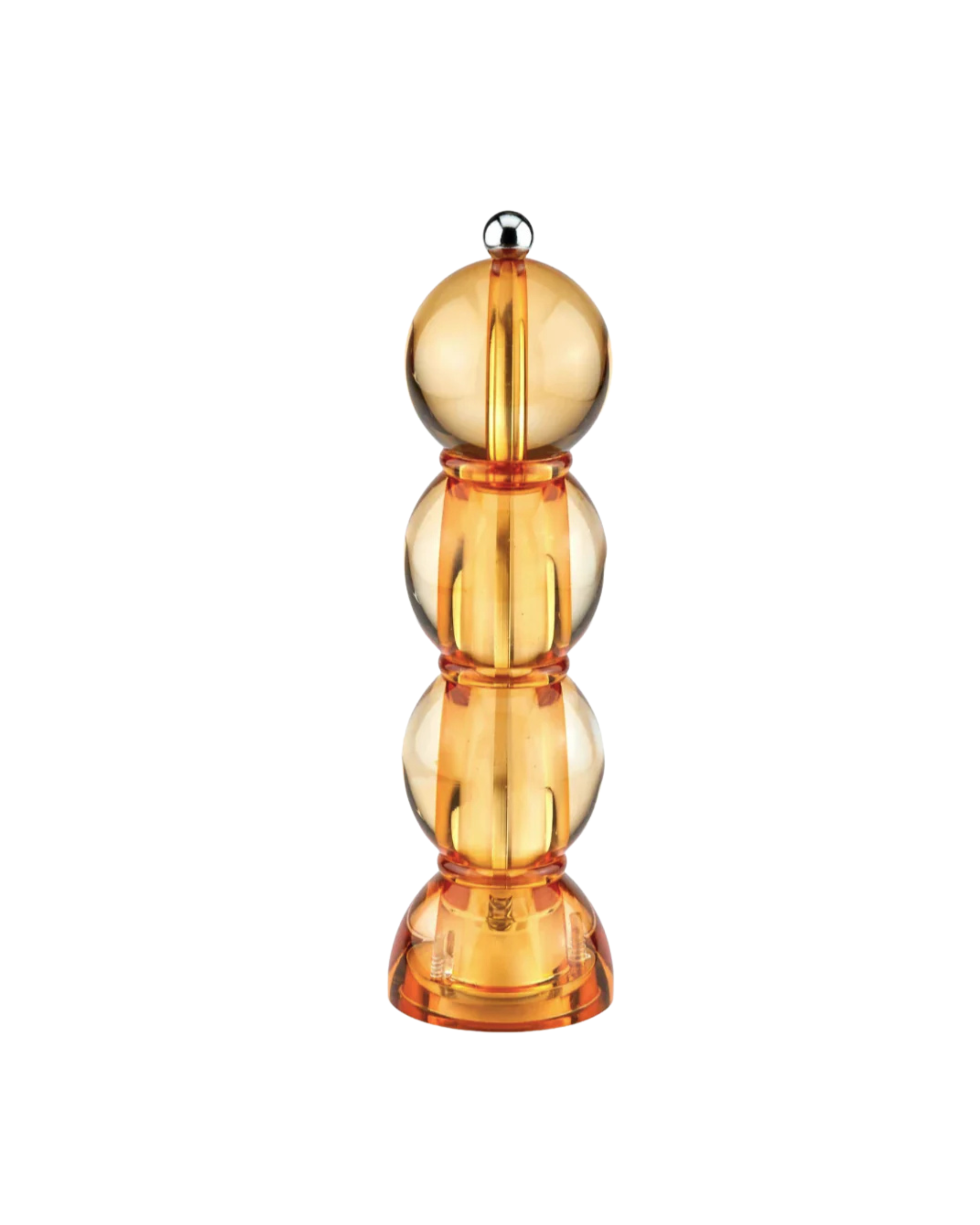 Amber salt or pepper mill