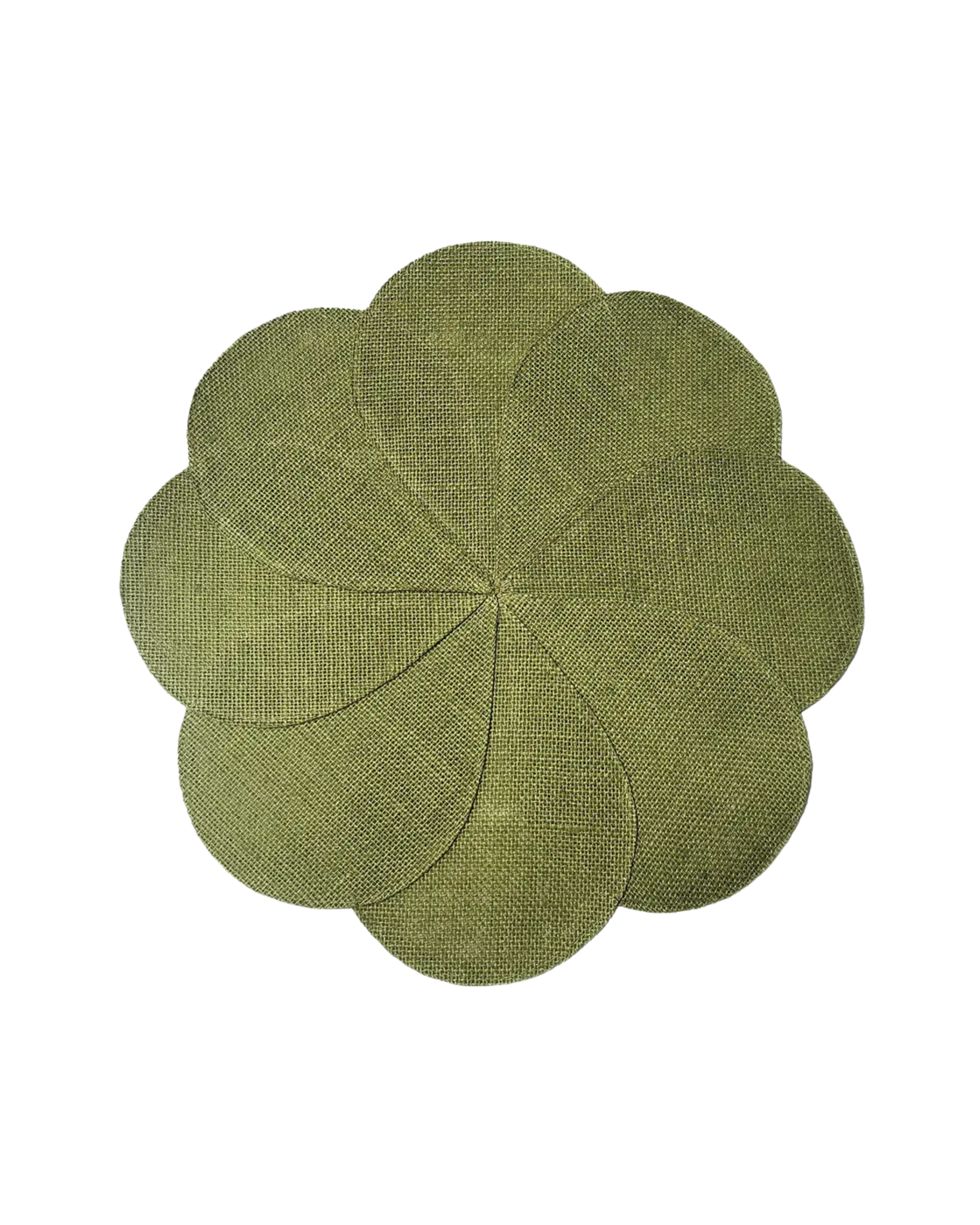 Jute Tischset Floral Grün, 2er Set