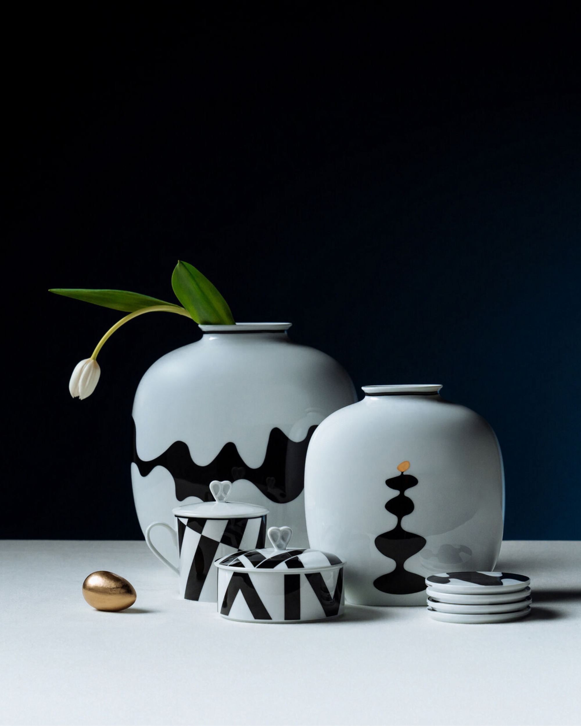 Rosenthal Porzellan Vase Monochrome
