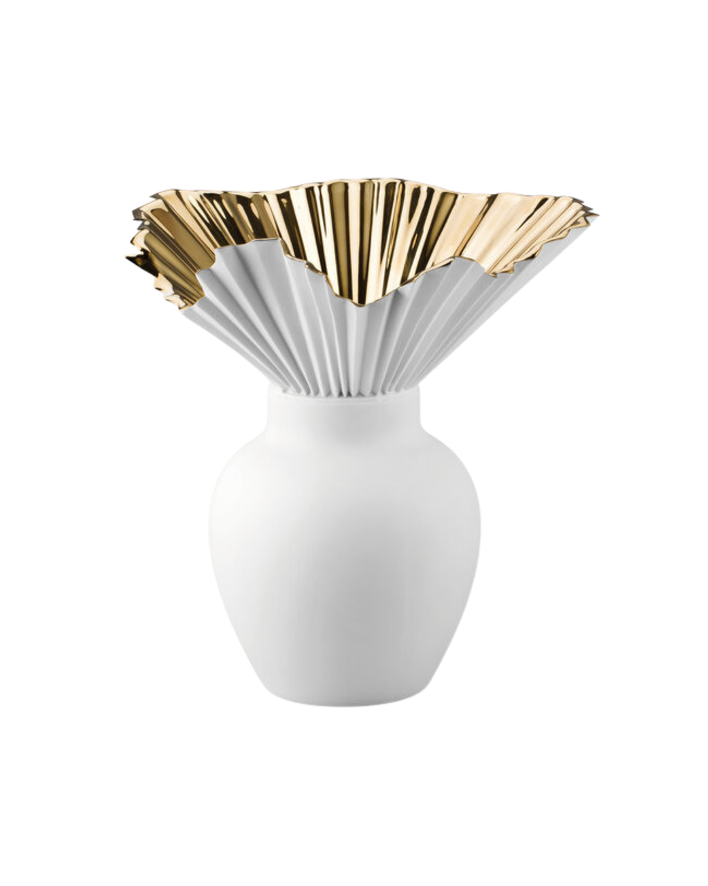 Rosenthal Porzellan Falda Vase Gold