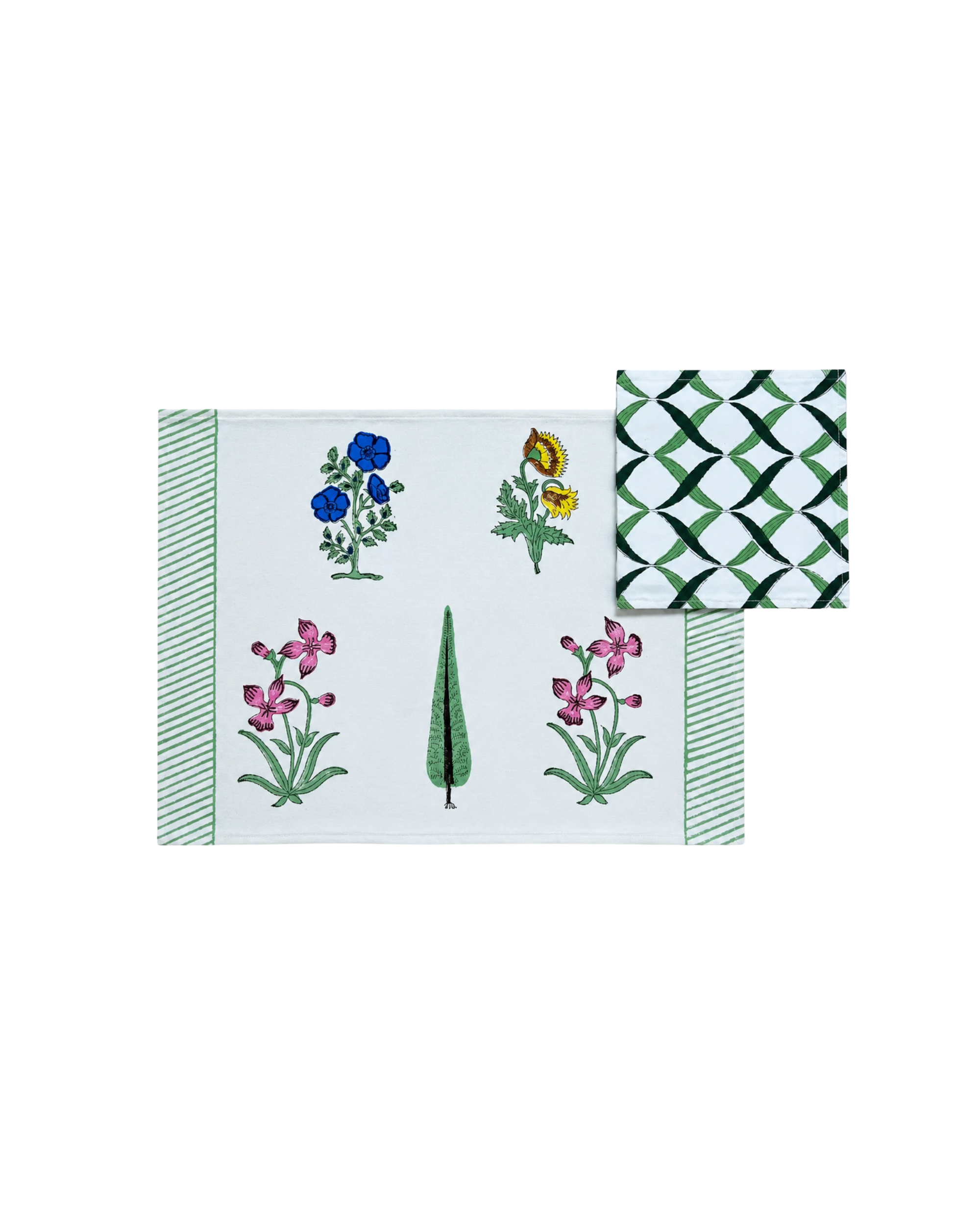 "Spring Flower" placemats (set of 6)