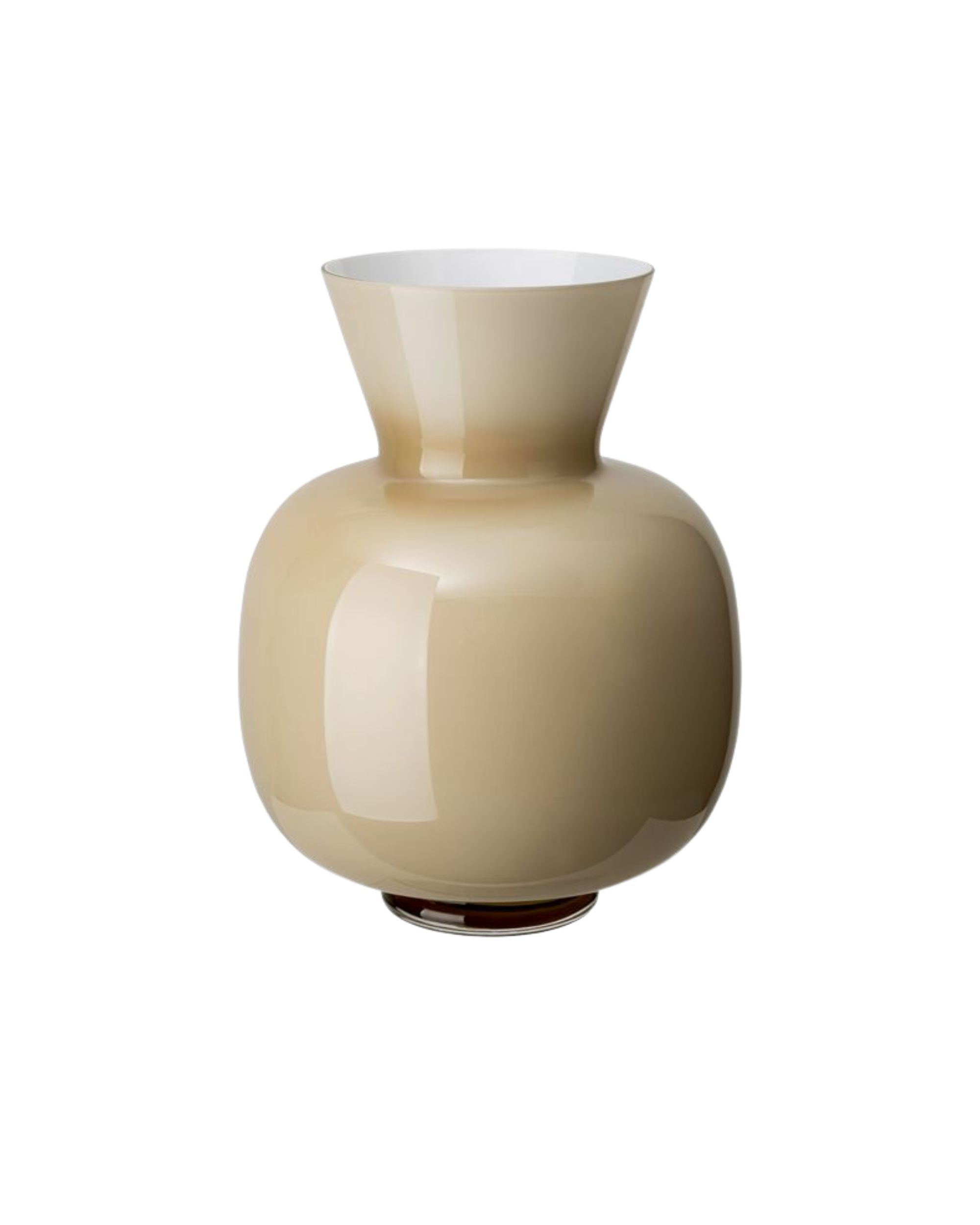 Rosenthal Porzellan Glasvase Anna Beige 34cm