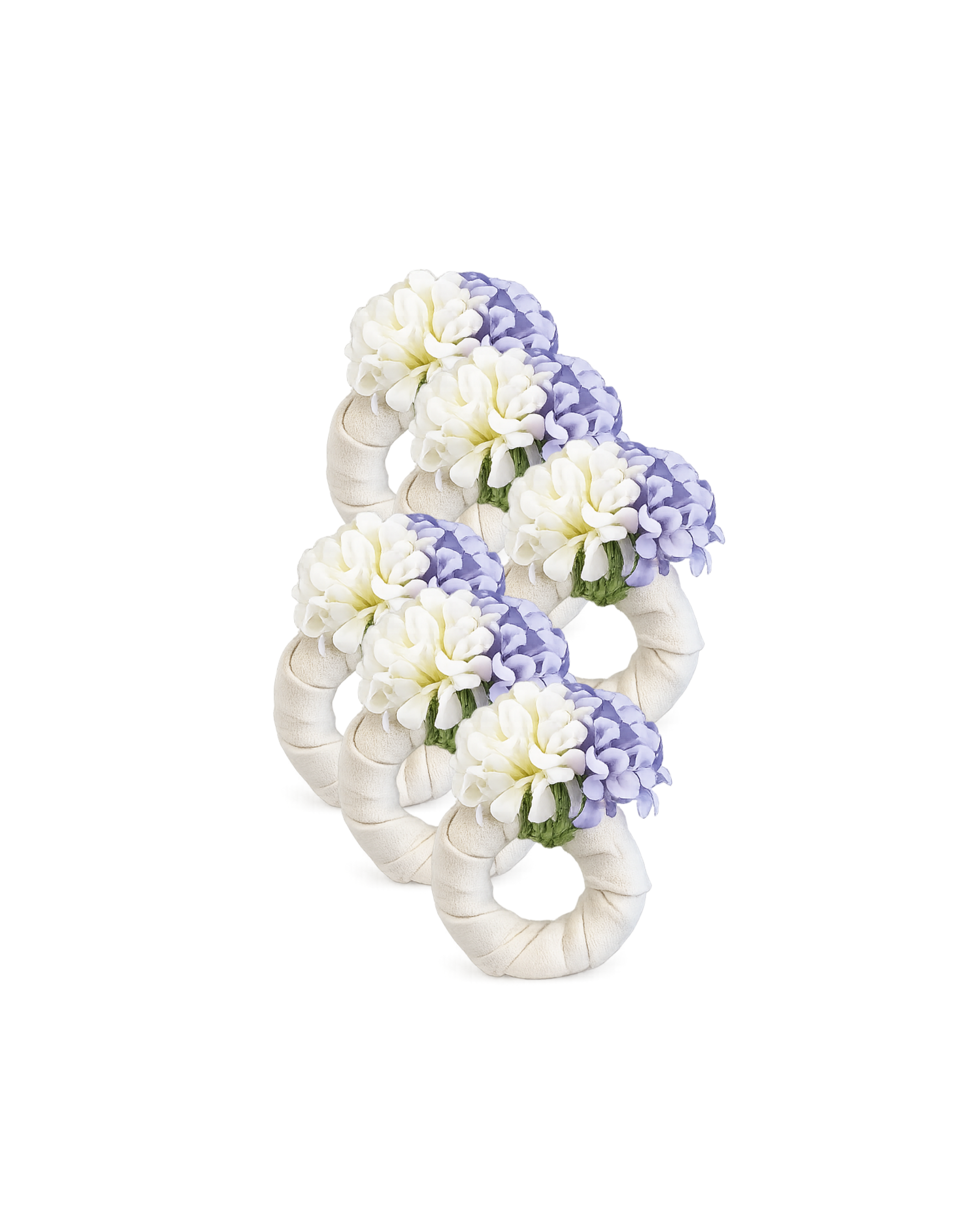Serviettenring Hortensie, 6er Set