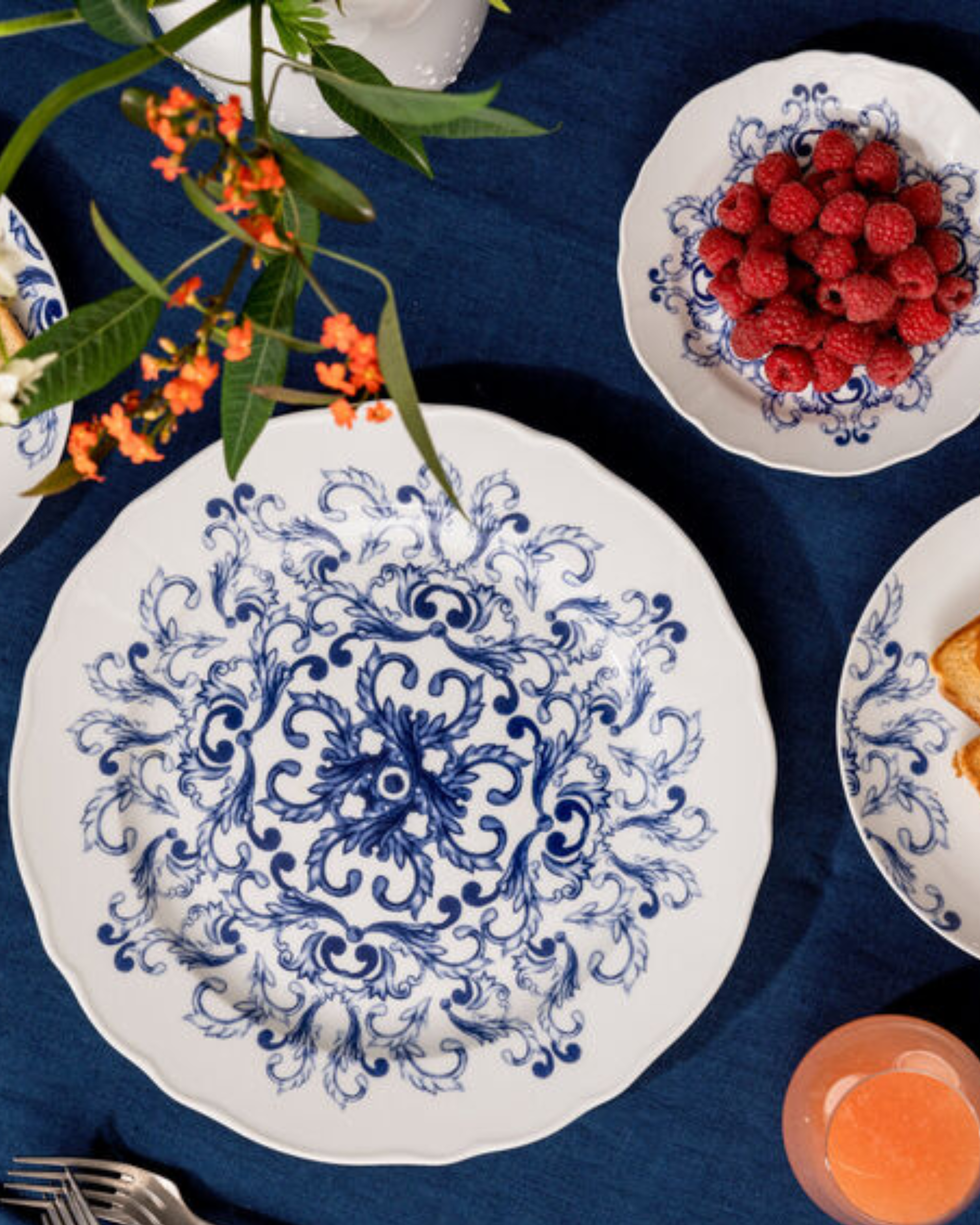 Rosenthal Porzellan Speiseteller True Blue