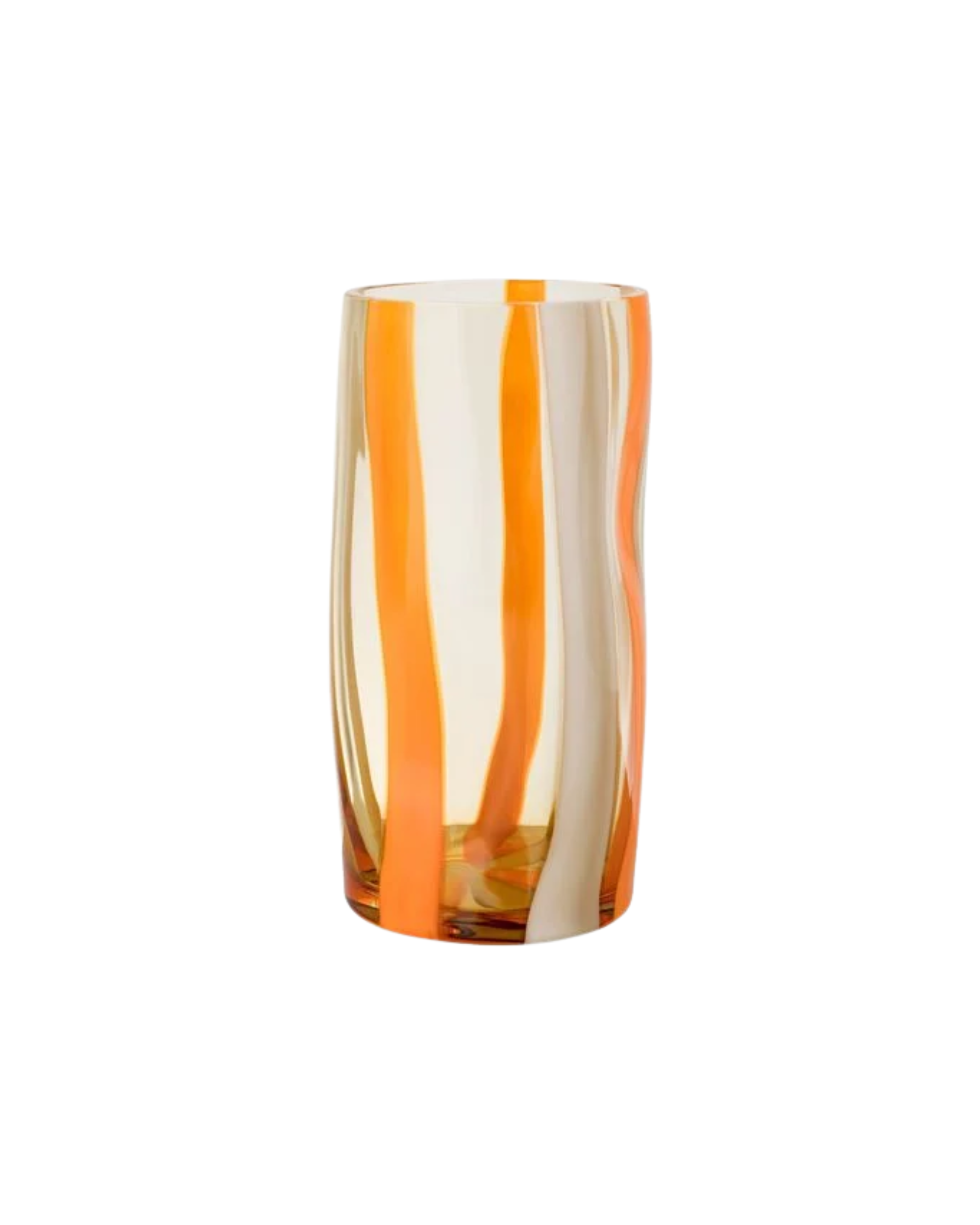 Rosenthal Porzellan Vase Limited Stripes Orange