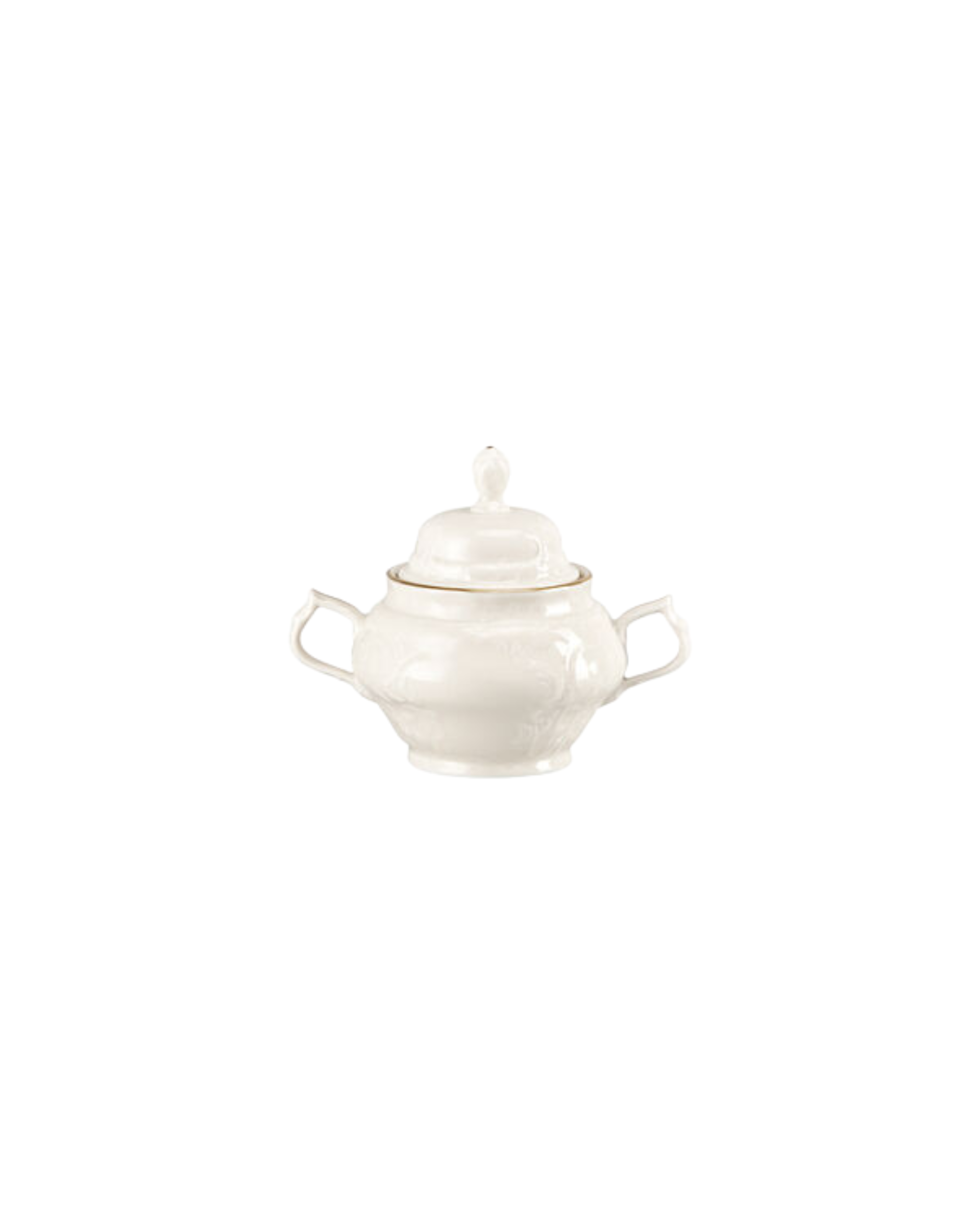 Rosenthal Porzellan Zuckerdose  Sanssouci  Elfenbein Gold