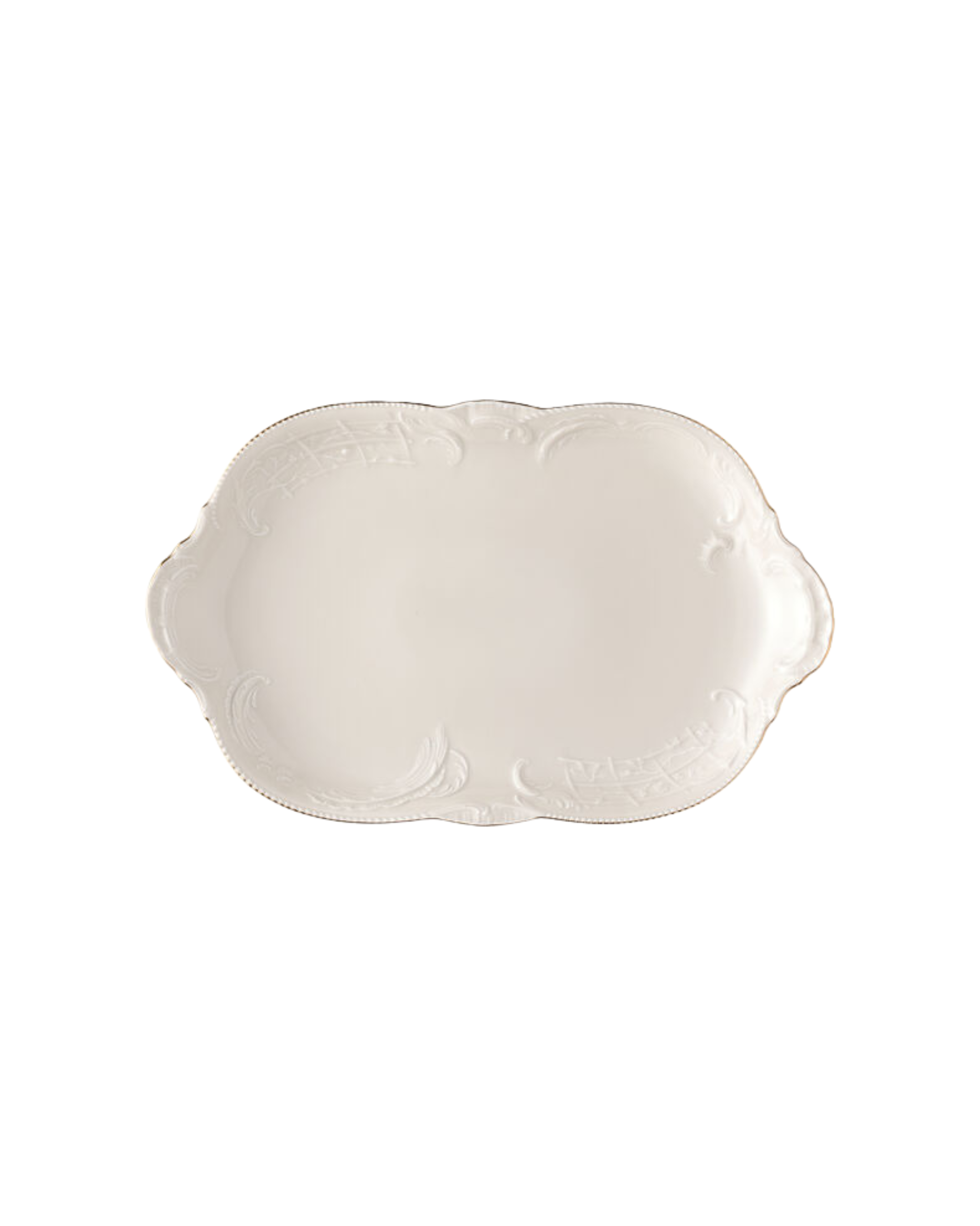 Rosenthal Porzellan Servierplatte Sanssouci Elfenbein Gold