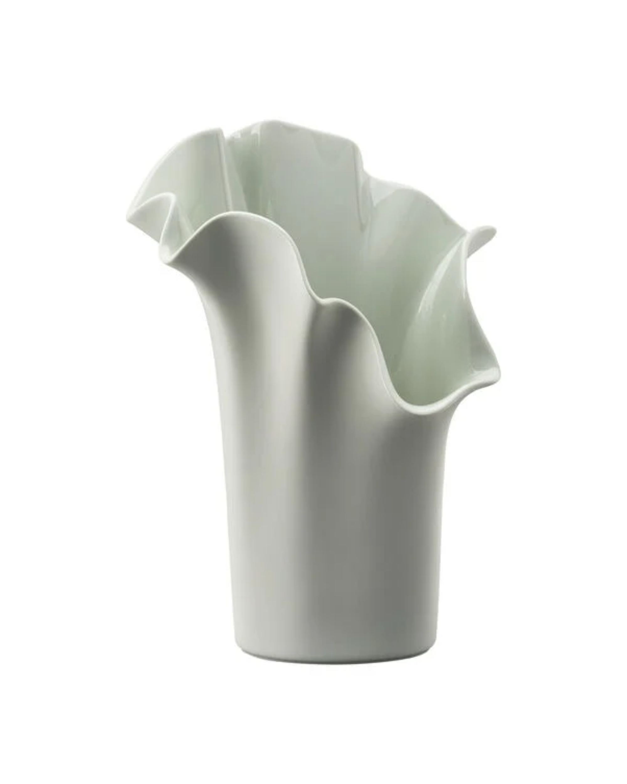 Rosenthal Porzellan Vase Asym Sea Salt
