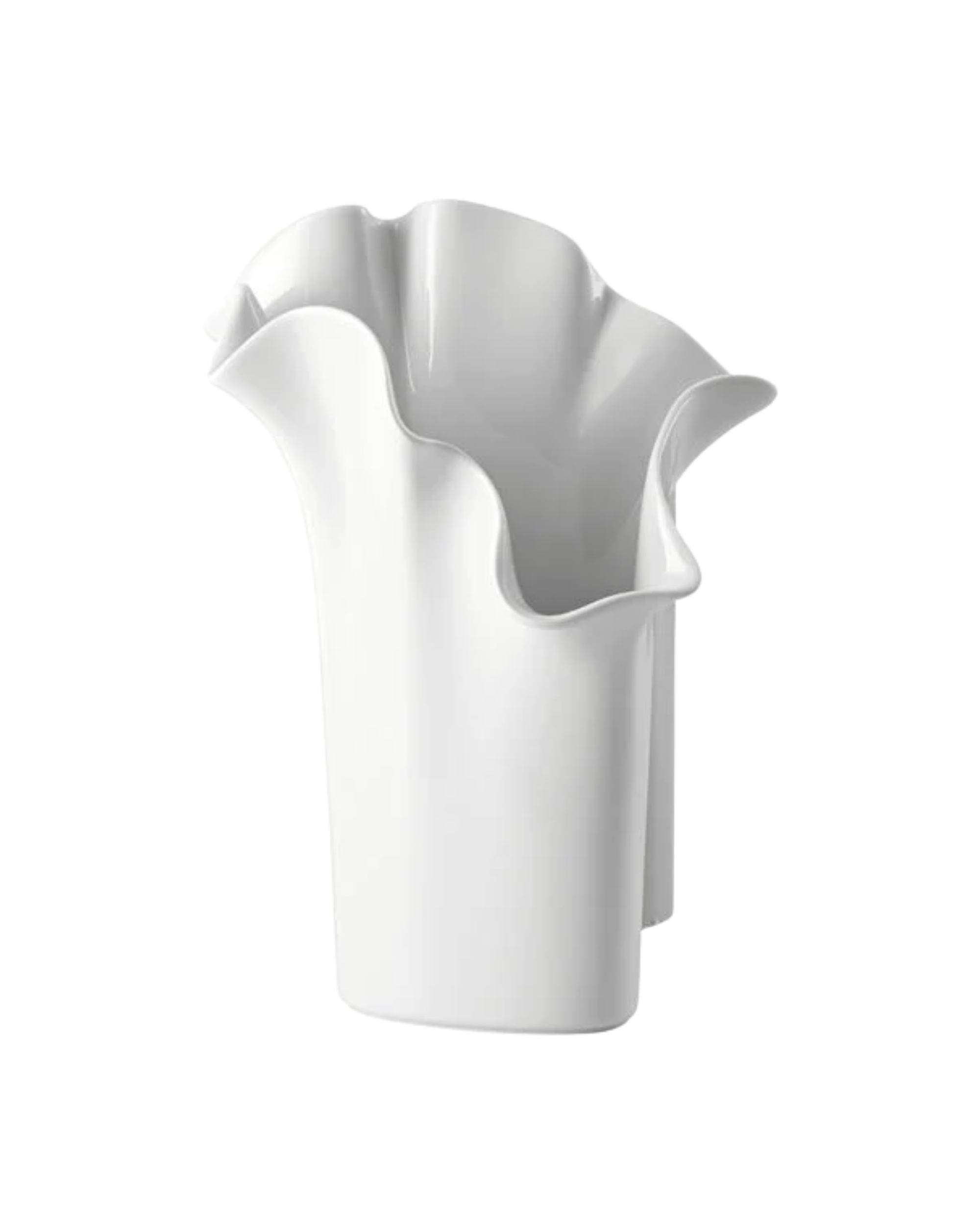 Rosenthal Porzellan Vase Asym Weiss