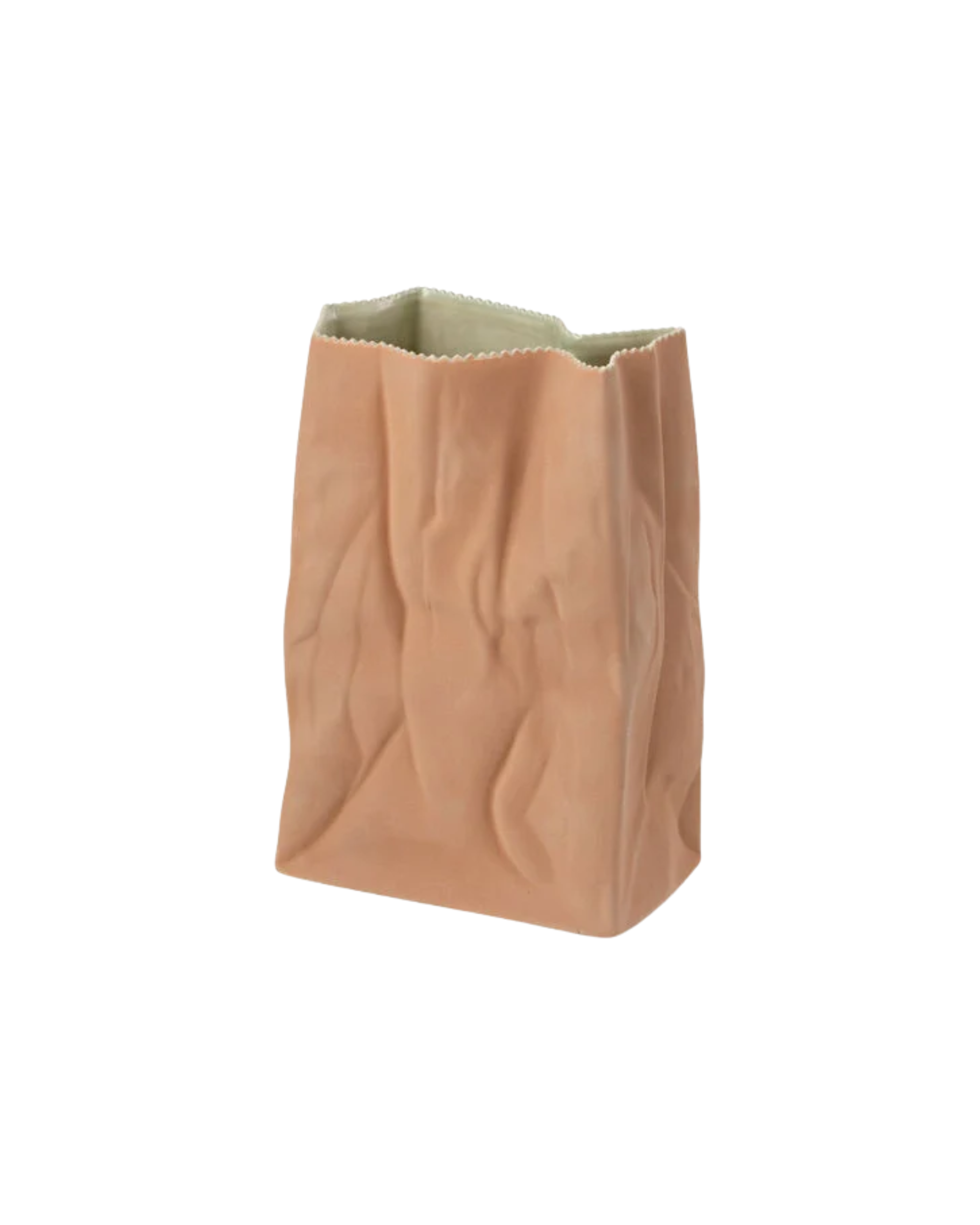 Rosenthal Porzellan Tütenvase Braun 28cm