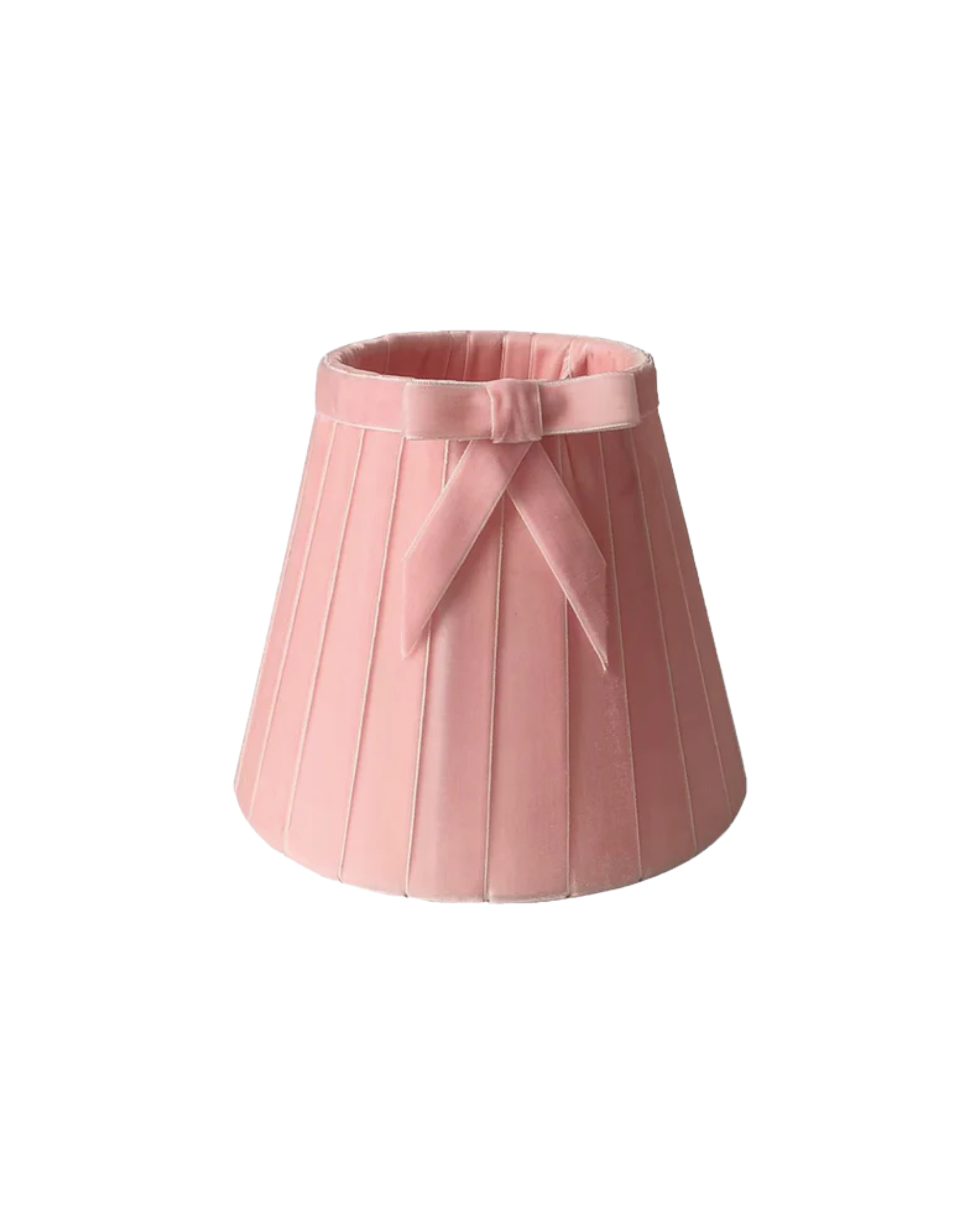 Samt Lampenschirm Rosa