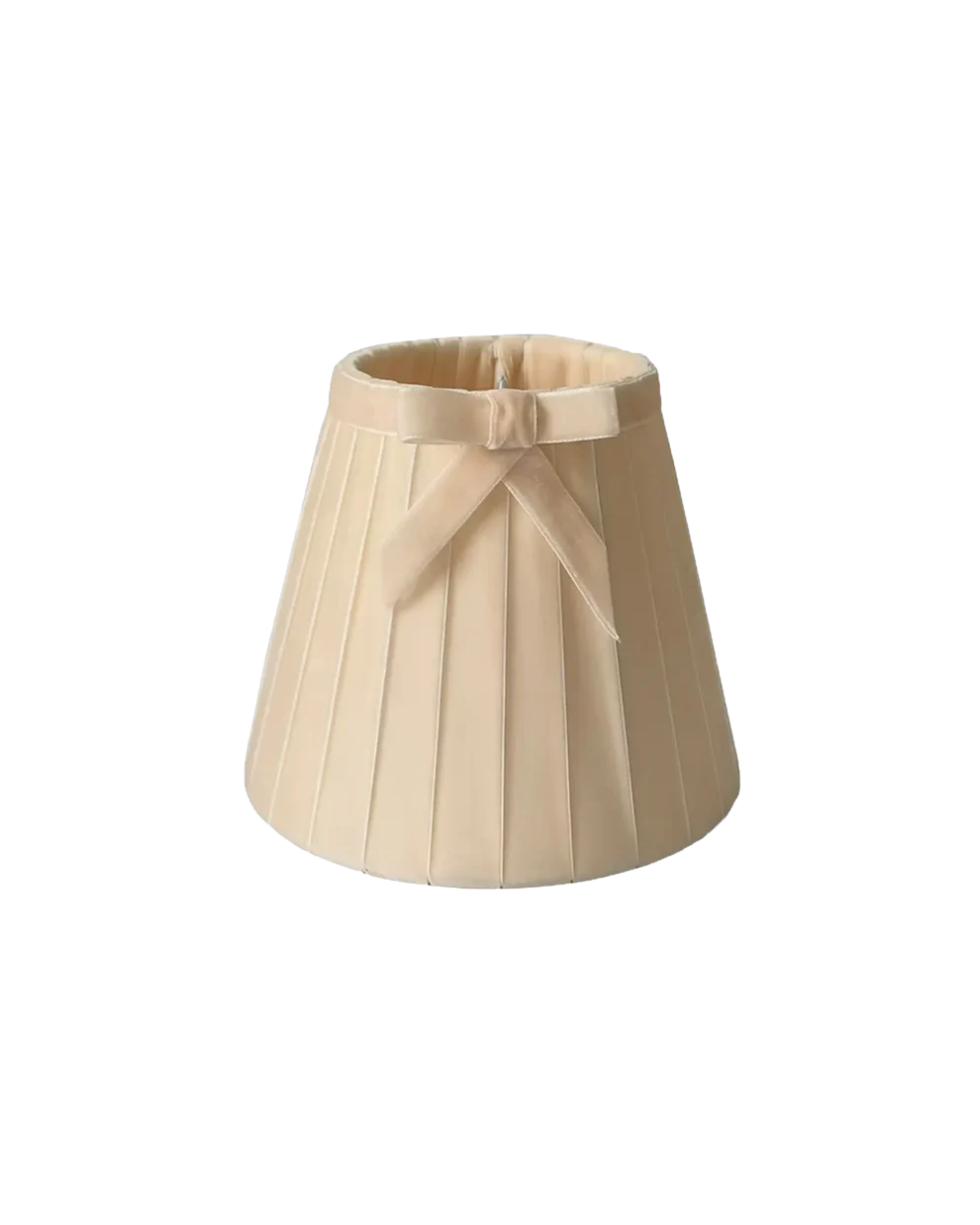 Samt Lampenschirm Beige