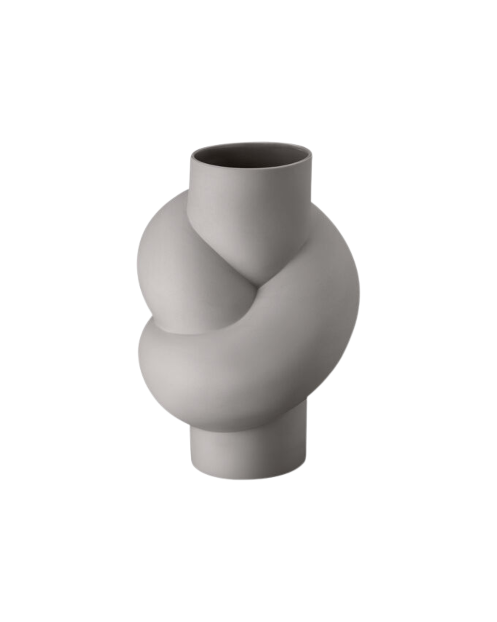 Rosenthal Porzellan Vase Node Lava Grau