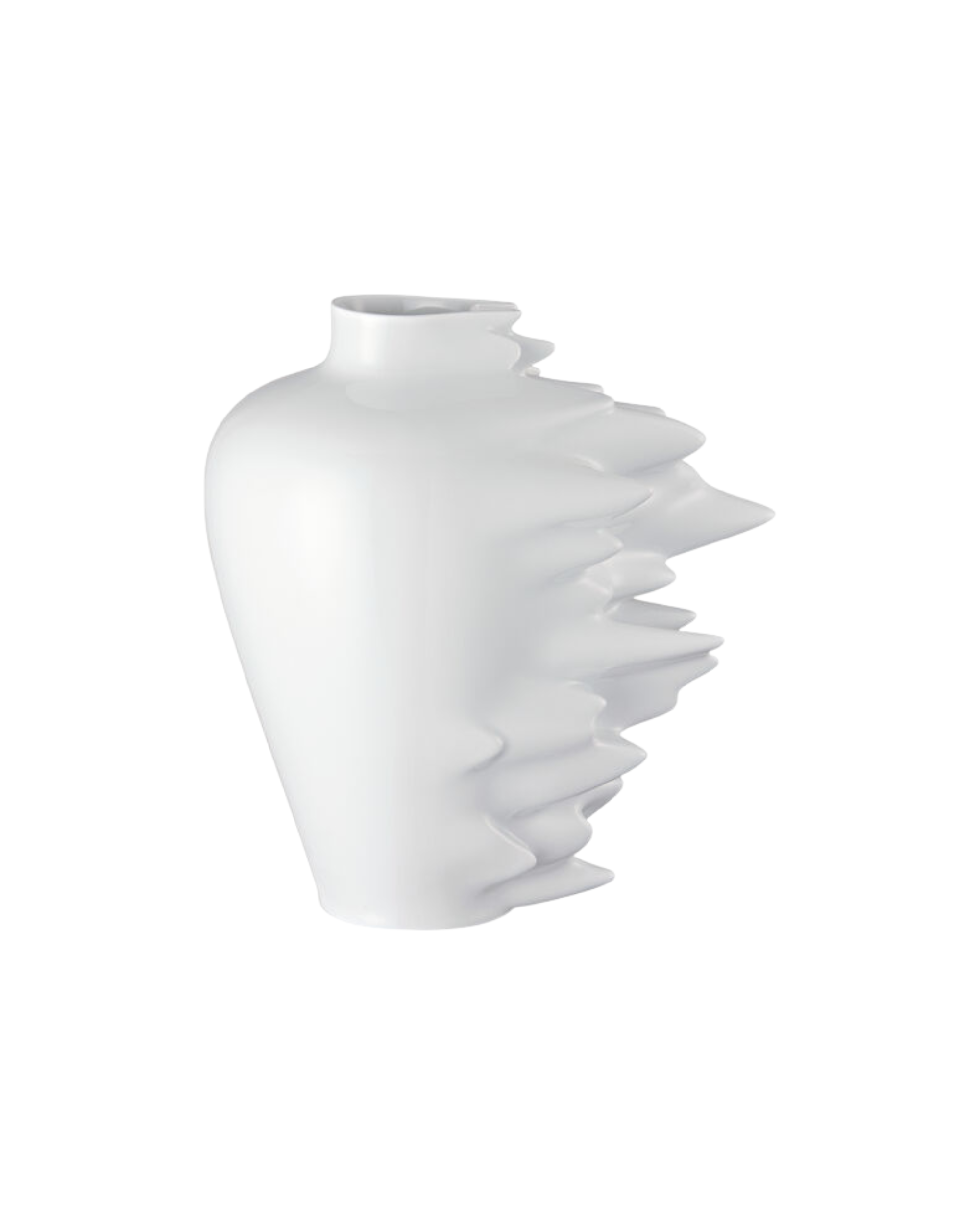 Rosenthal Porzellan Vase Fast Weiß Large