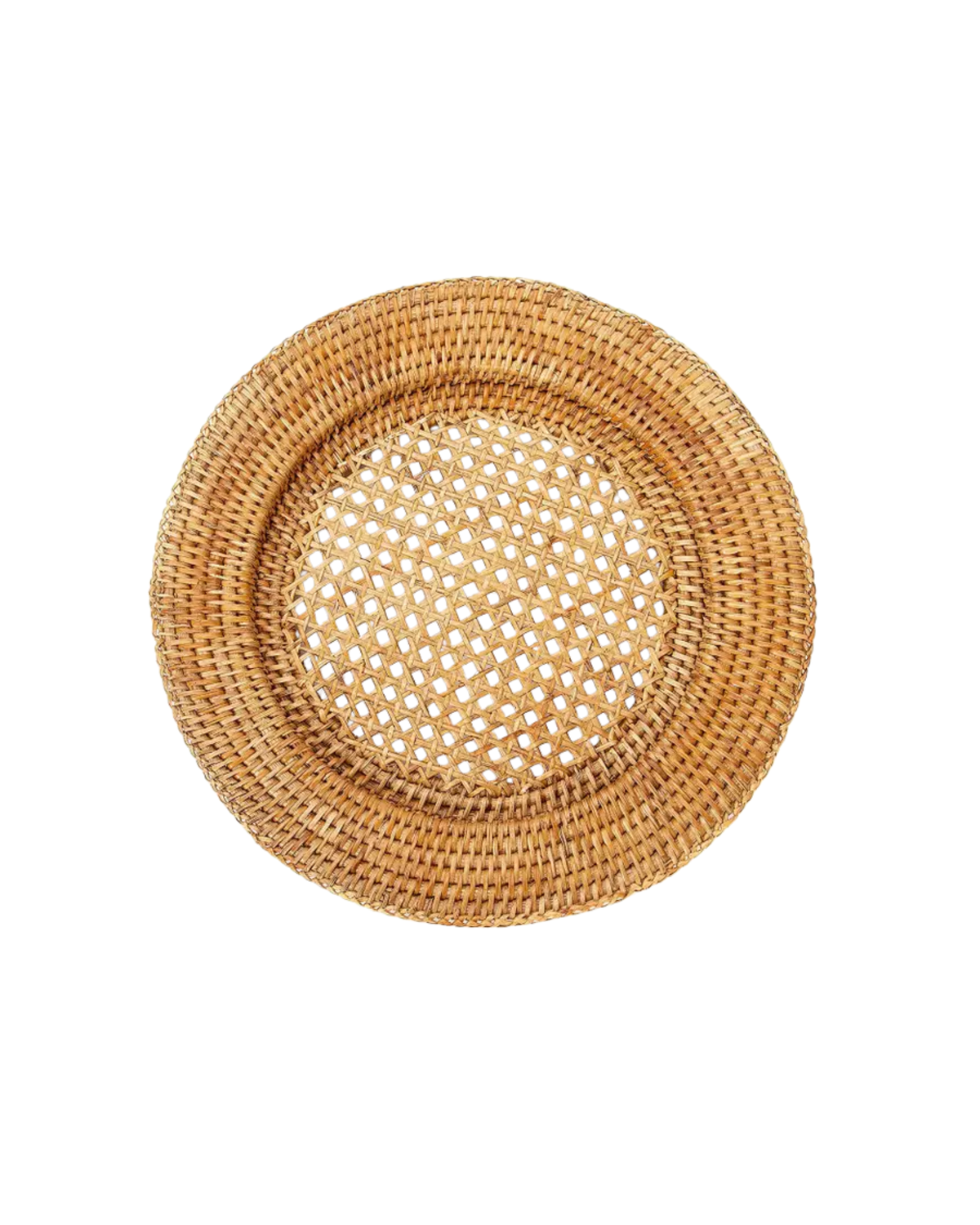 Platzteller Rattan Hellbraun, 2er-Set