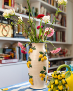 Vase Keramik Sizilien Zitrone