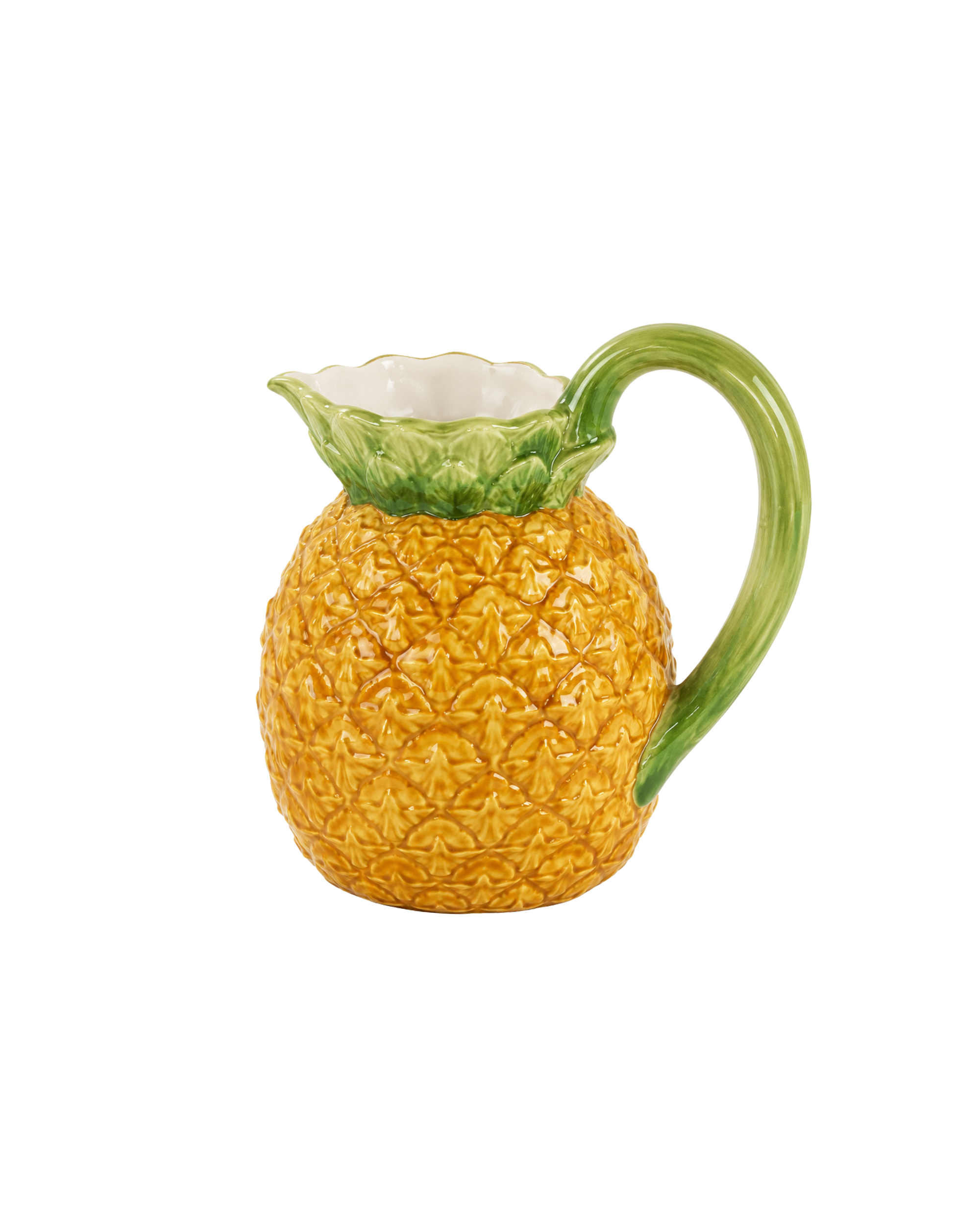 Handbemalter Keramik Krug Ananas