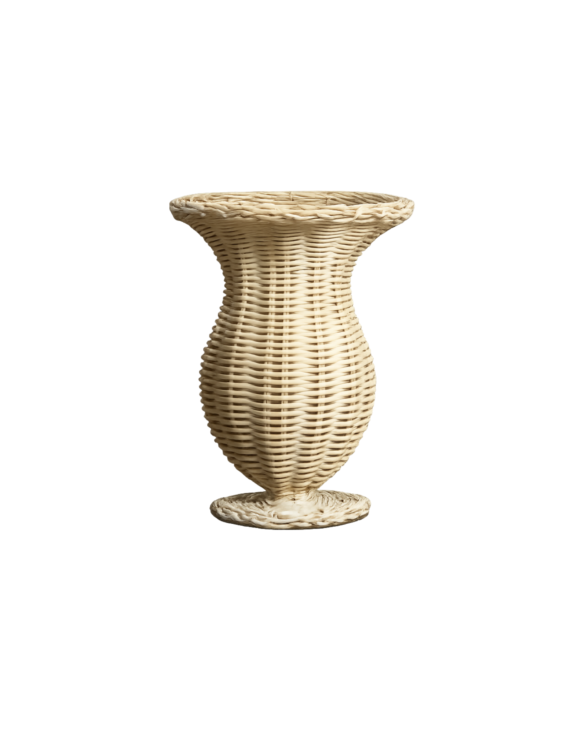 Handgeflochtene Rattanvase Olympia Small