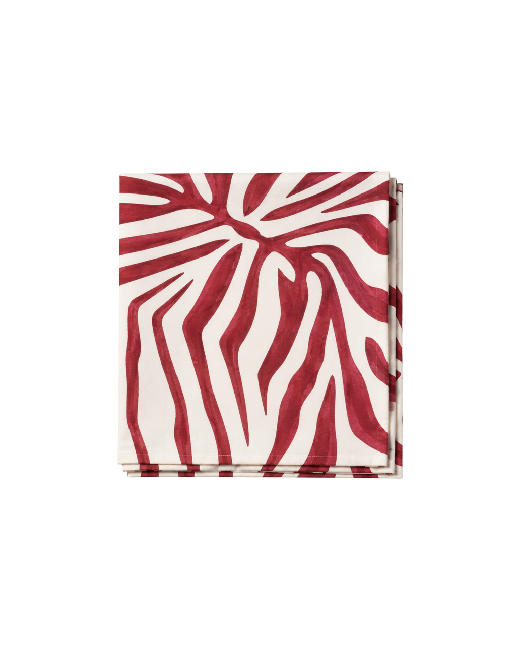 Tablecloth "Zebra" red and white
