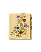 Tischdecke Baumwolle Floral Gelb