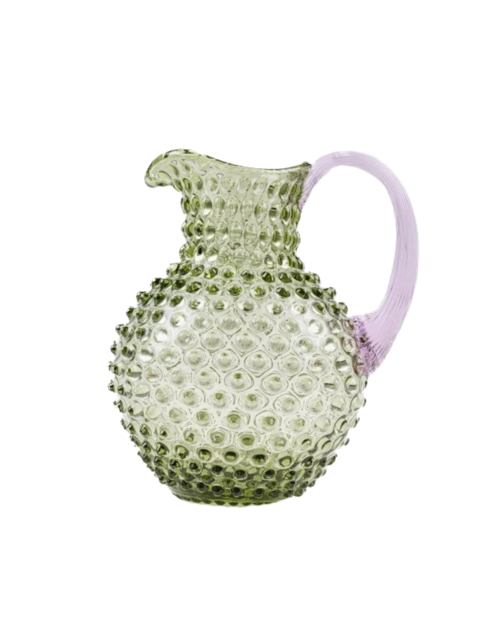 Anna von Lipa Hobnail Jug 2L Olivegrün-Lila