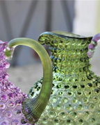 Krug Hobnail Olivgrün-Lila, 2 l