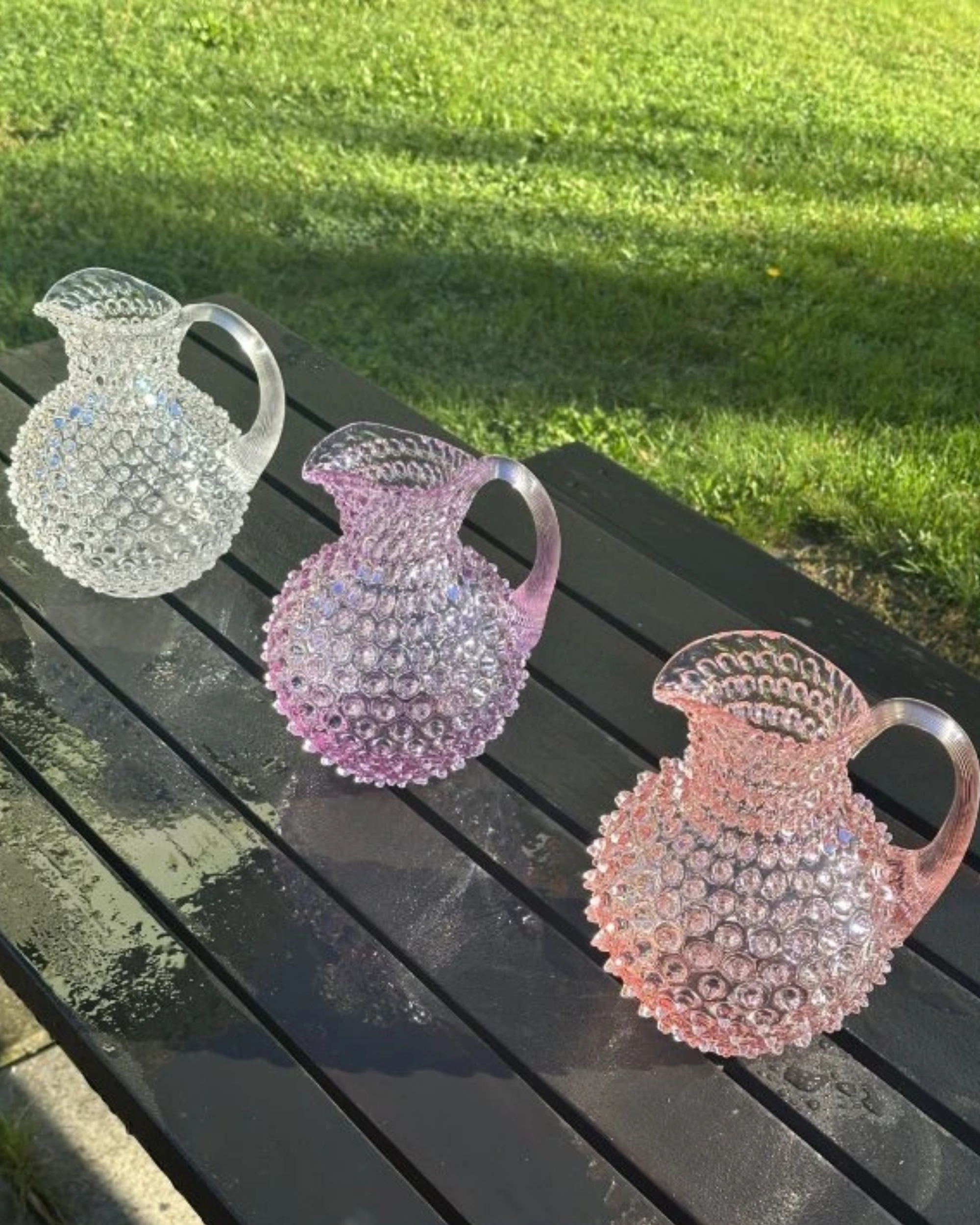 Anna von Lipa Paris Hobnail Jug 2L Rosa