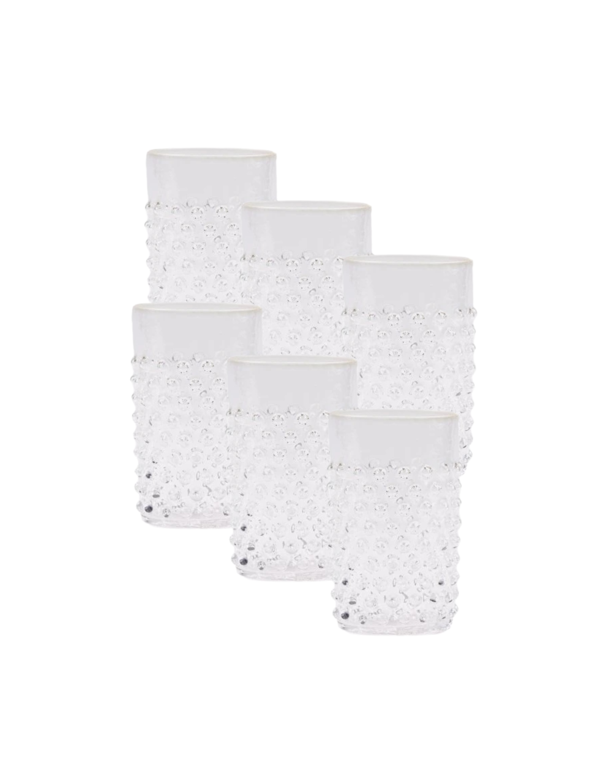 Anna von Lipa Hobnail Tumbler Crystal, 6er Set