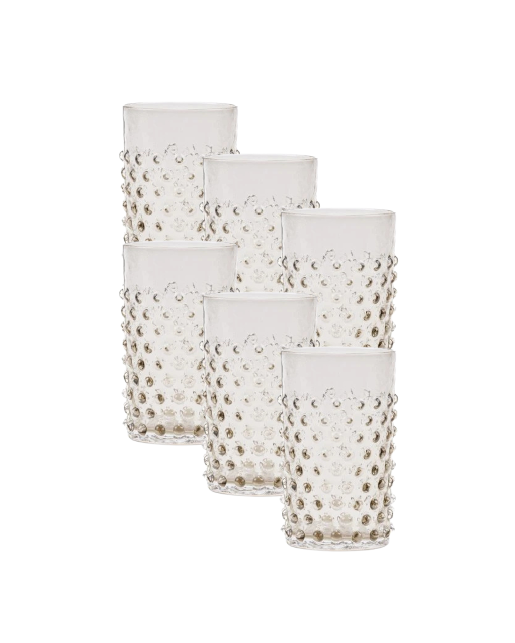 Anna von Lipa Hobnail Tumbler Cashmere, 6er Set