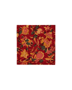 Servietten Magic Ruby mit floralem Muster, 4er Set