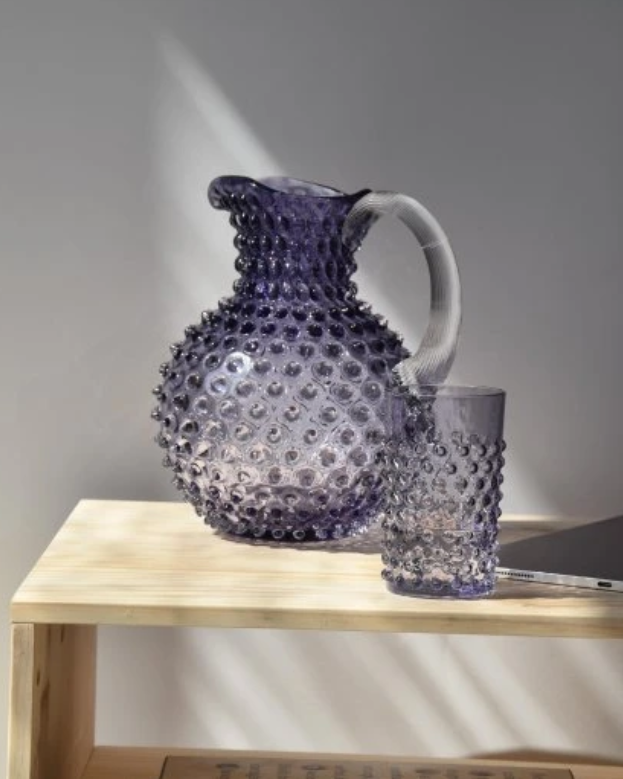 Anna von Lipa Hobnail Jug Indigo 2L
