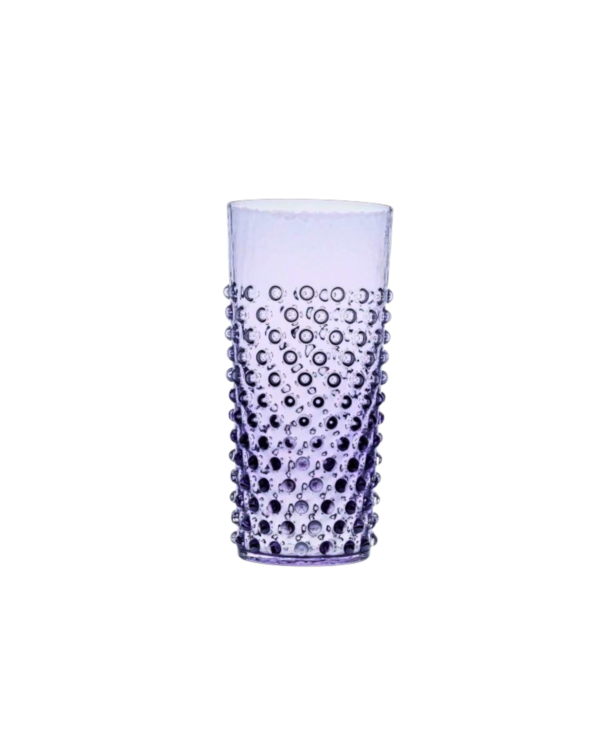 Anna von Lipa Hobnail Longdrink Glas Indigo, Set of 6