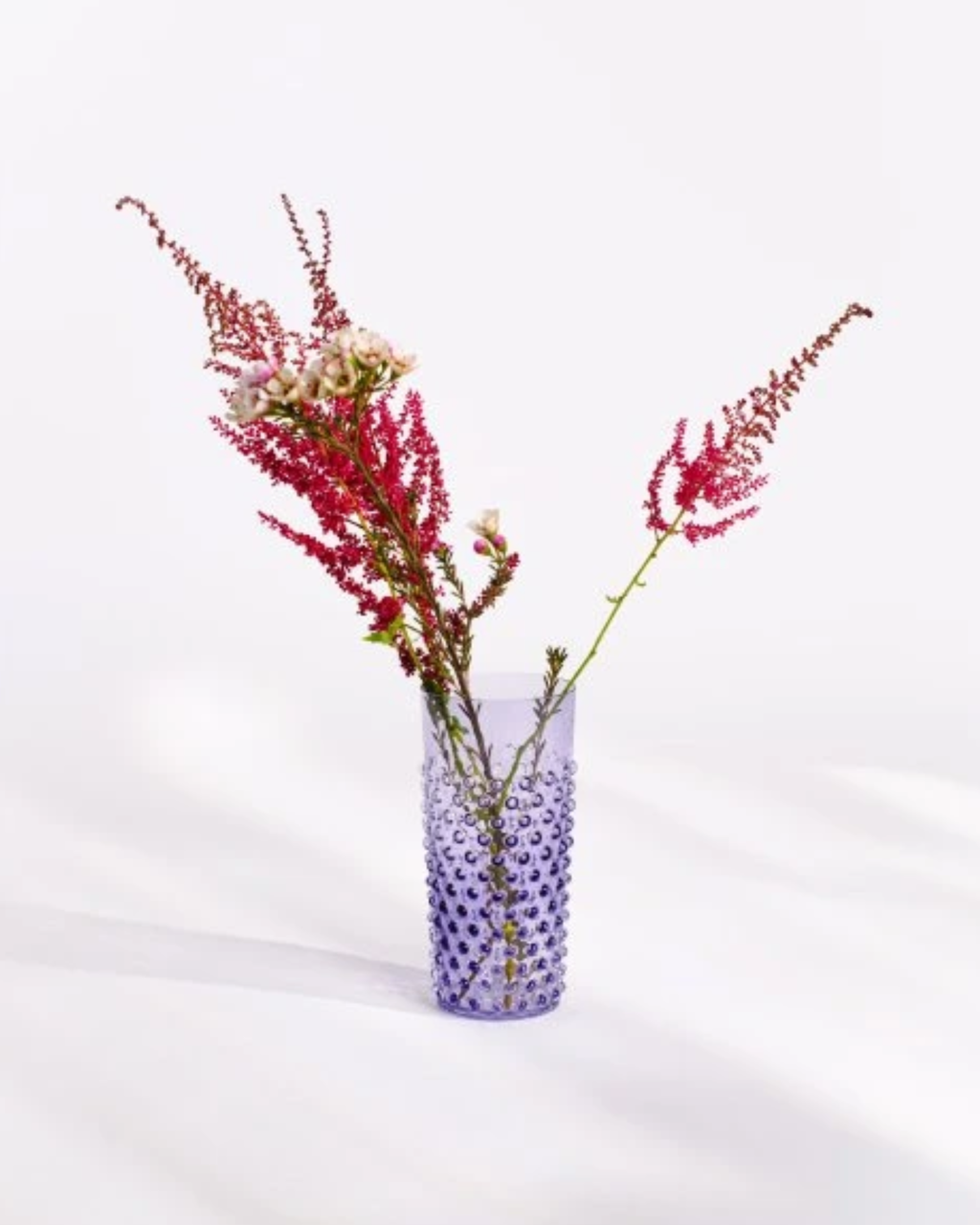 Anna von Lipa Hobnail Longdrink Glas Indigo, Set of 6