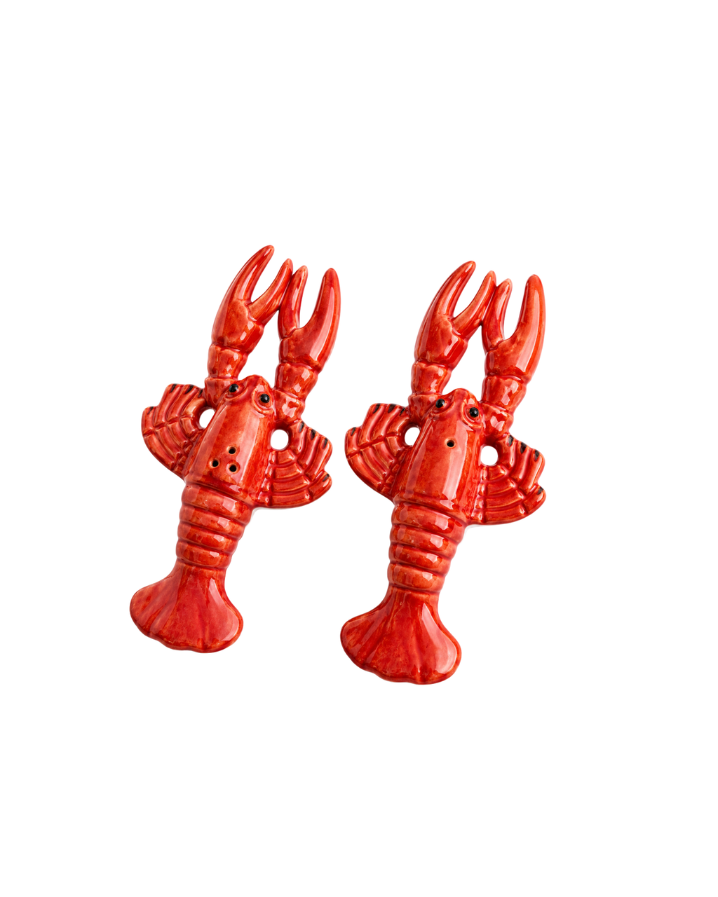 Handbemaltes Keramik Salz- und Pfefferset Lobster