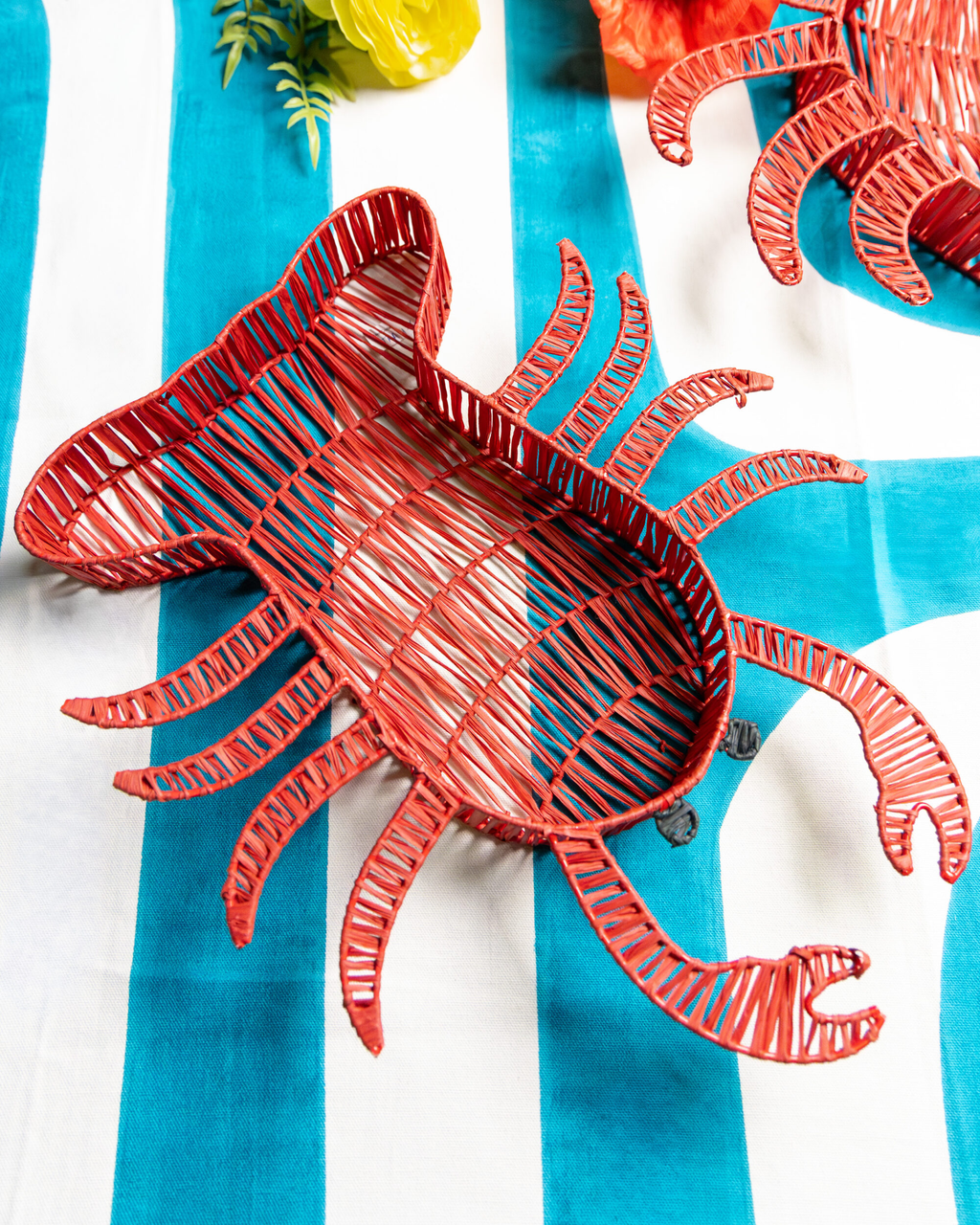 Handgeflochtener Bast Korb Lobster